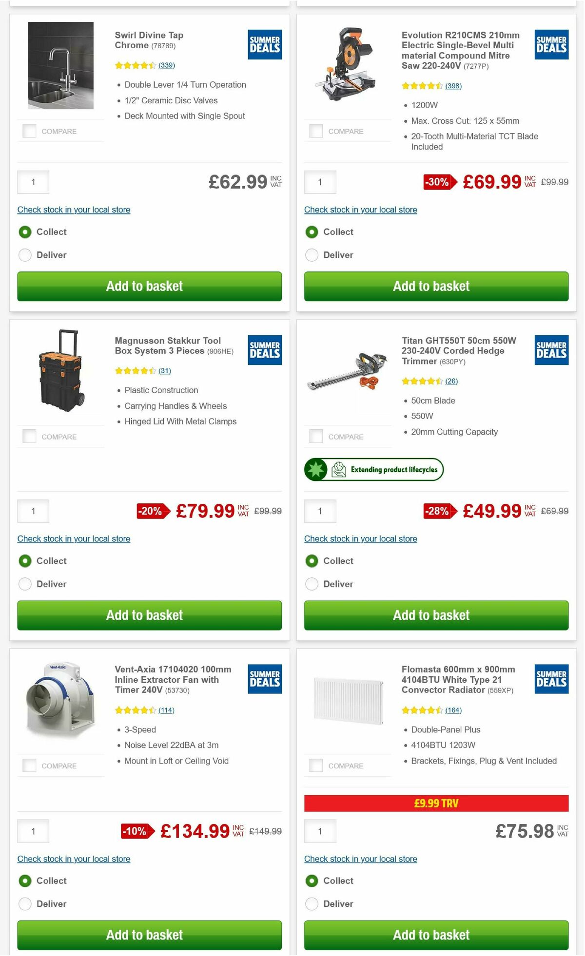 Screwfix Offers from 3 August