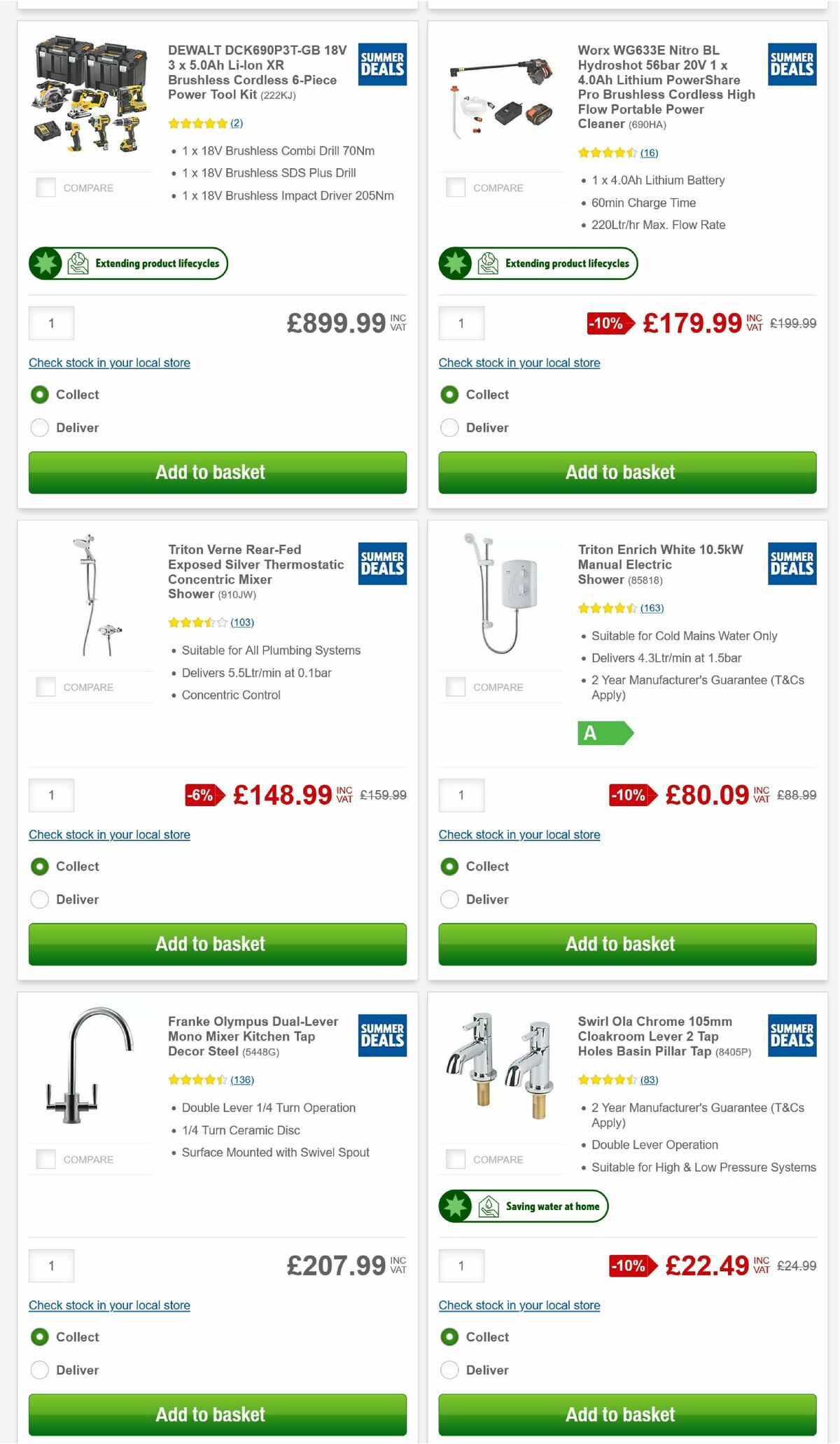 Screwfix Offers from 3 August