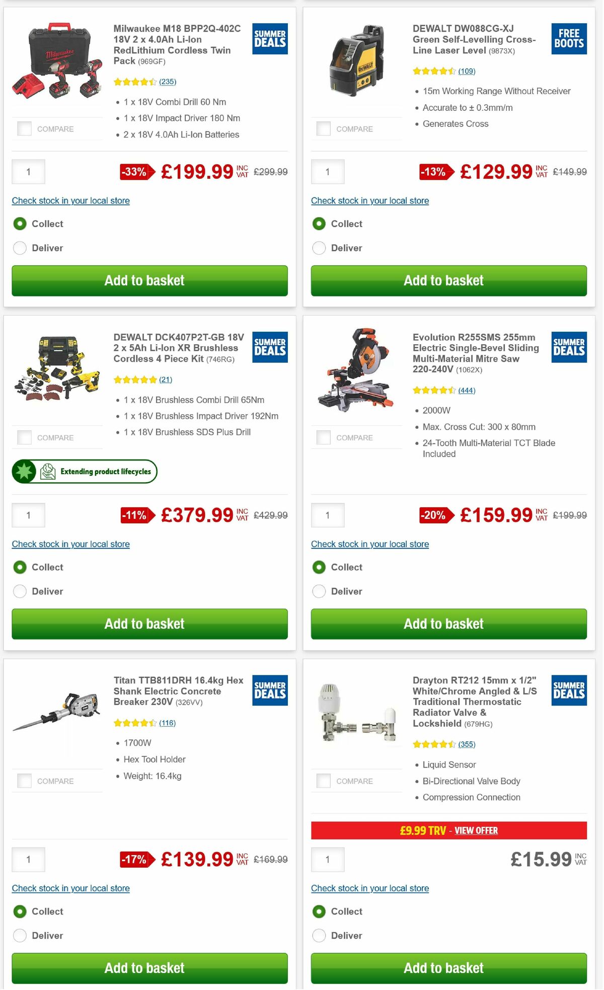 Screwfix Offers from 3 August