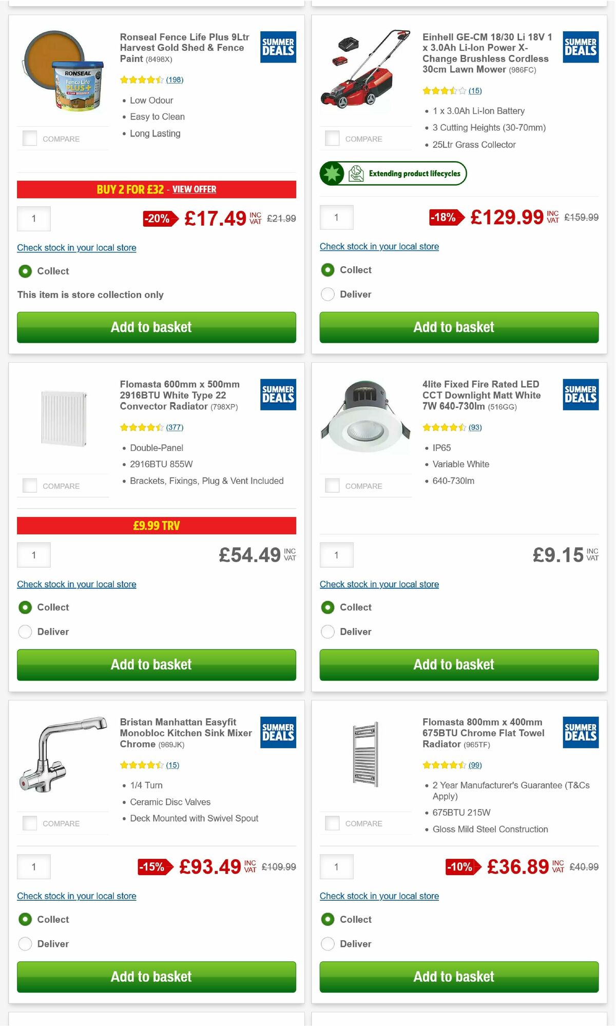Screwfix Offers from 3 August