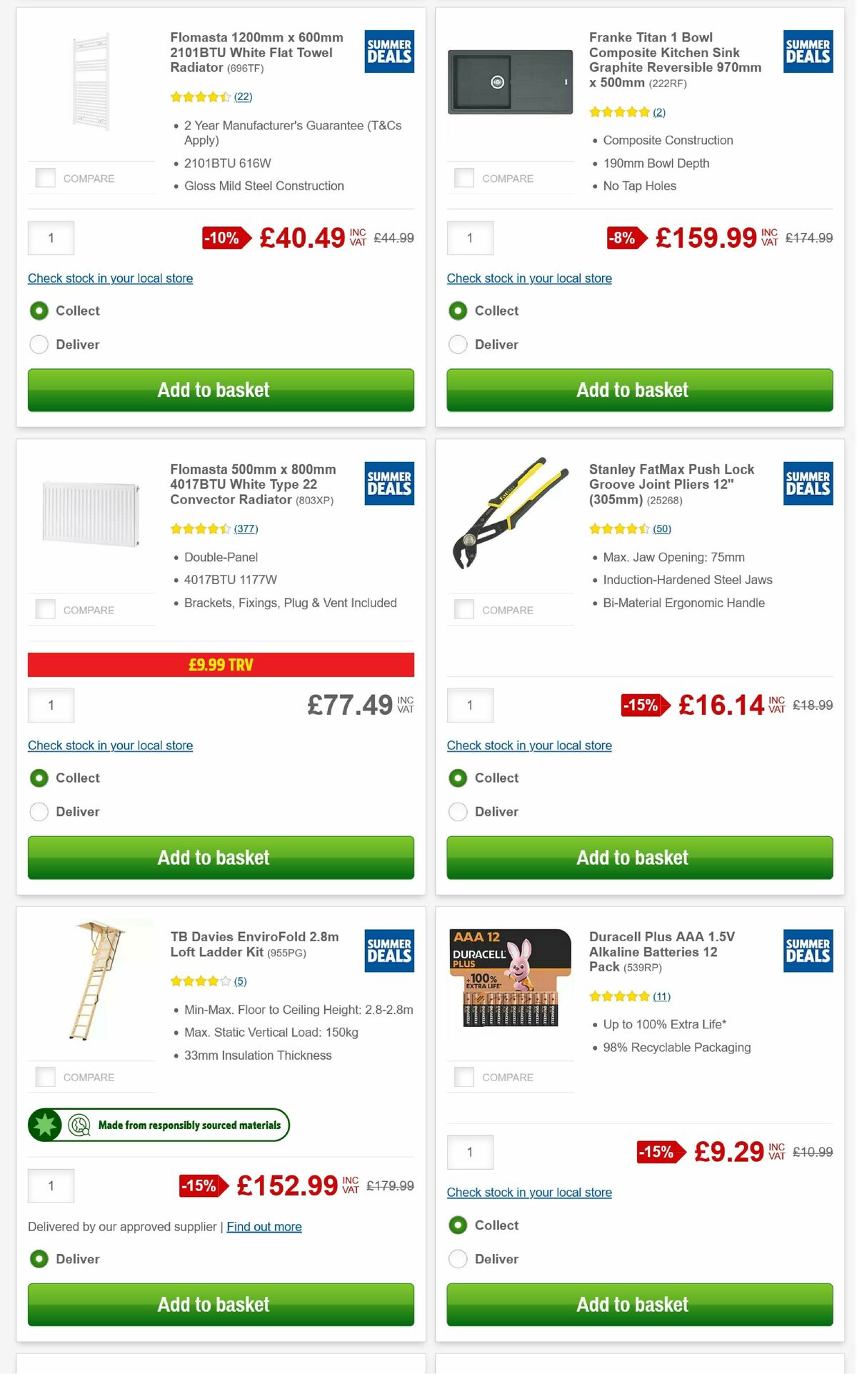 Screwfix Offers from 3 August
