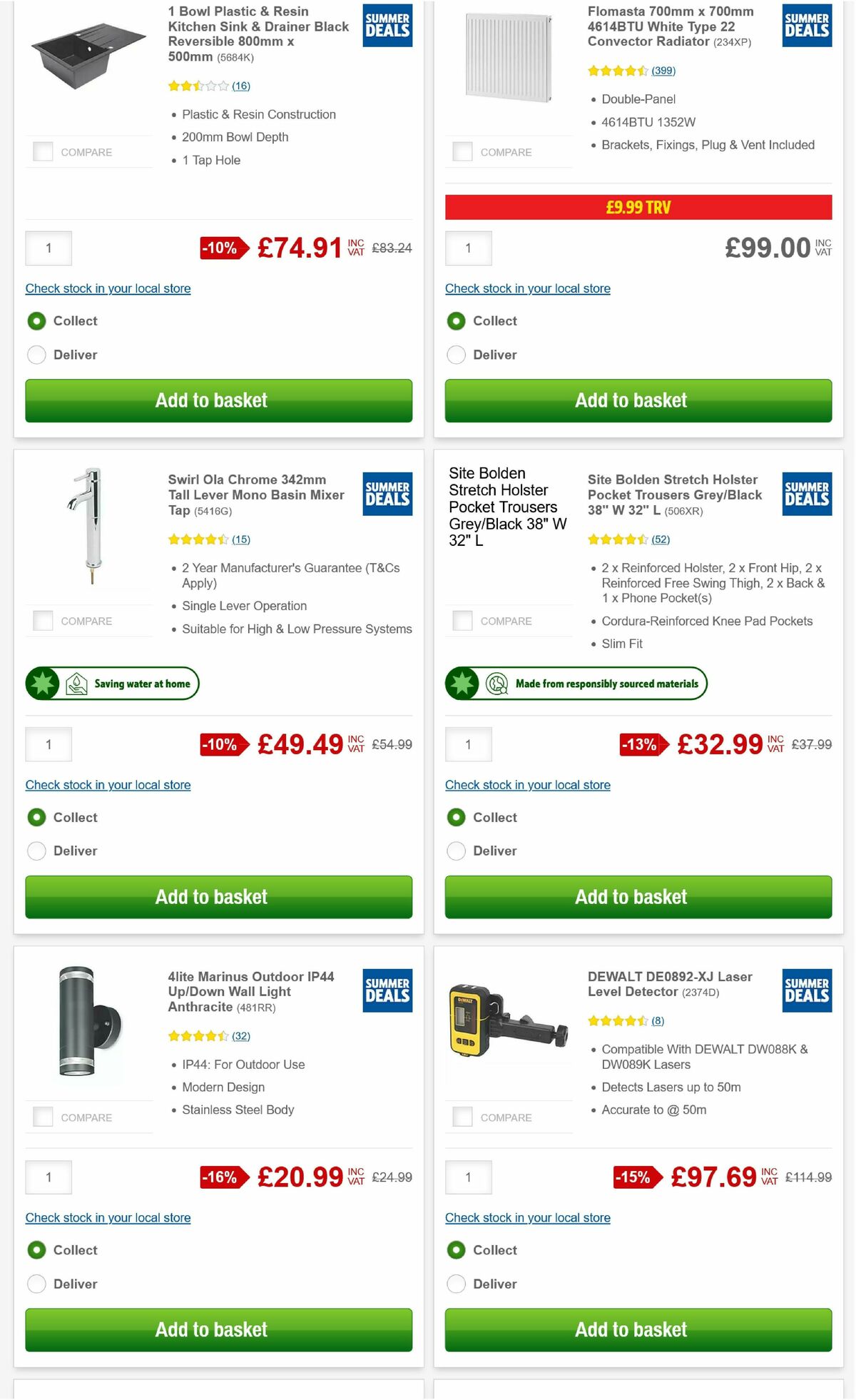 Screwfix Offers from 3 August