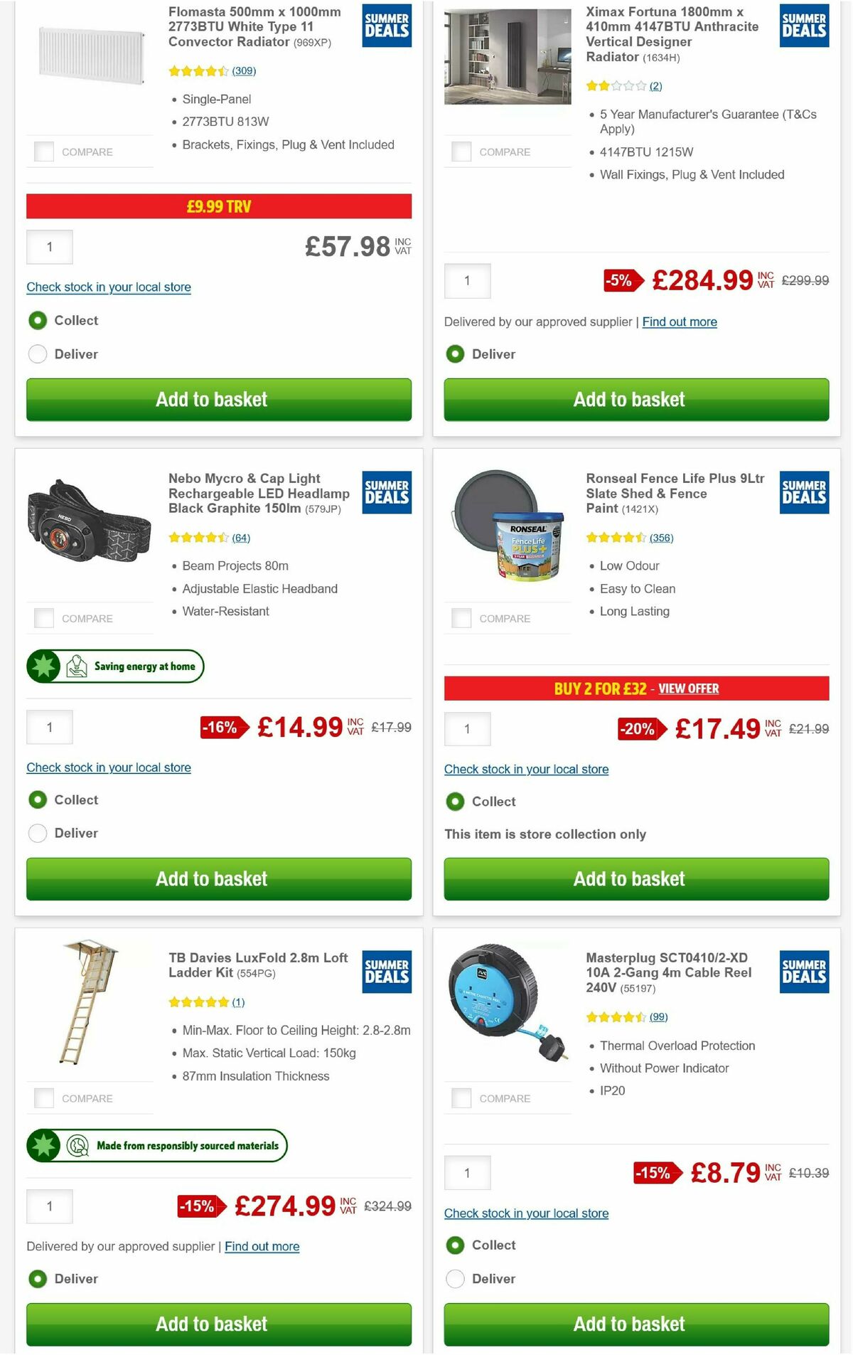 Screwfix Offers from 3 August