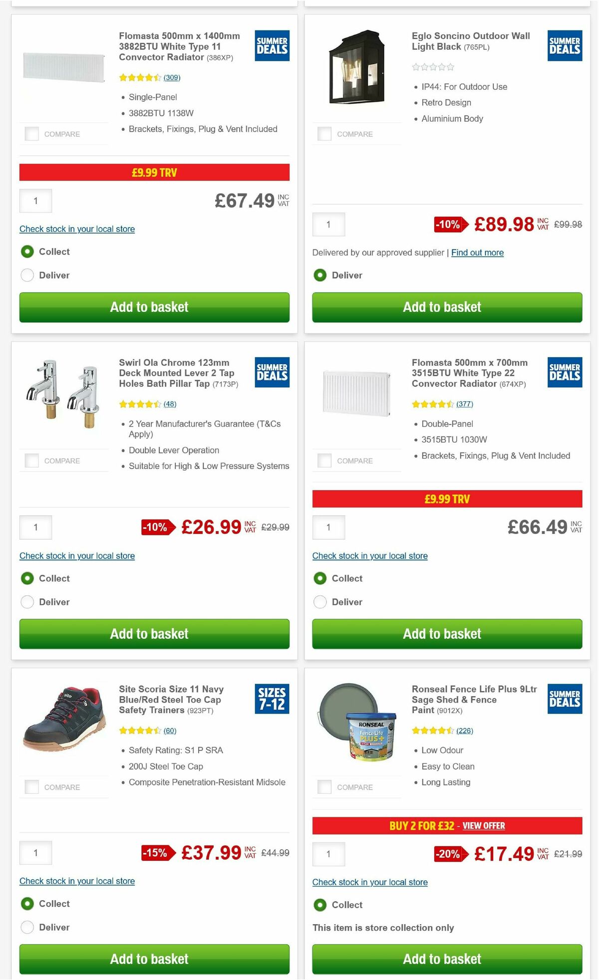 Screwfix Offers from 3 August