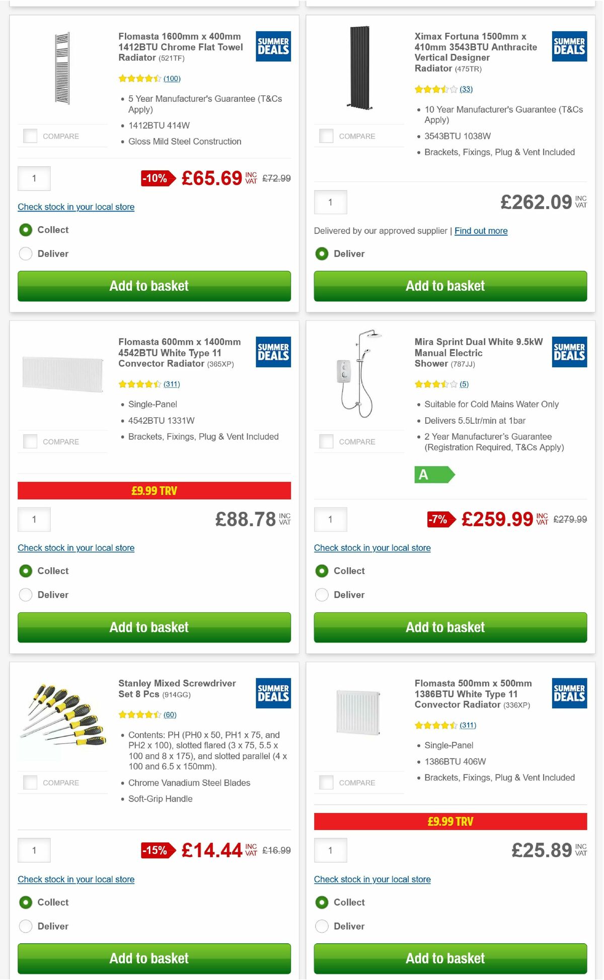 Screwfix Offers from 3 August