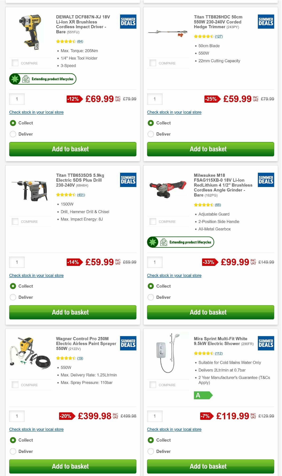 Screwfix Offers from 3 August