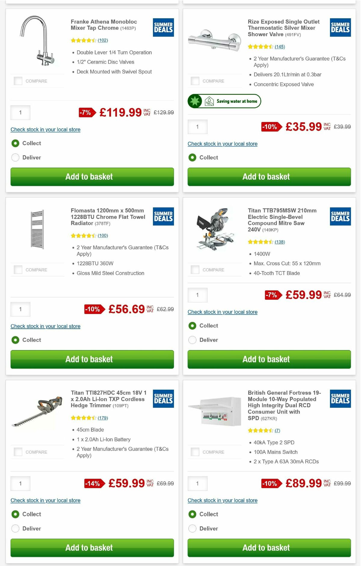 Screwfix Offers from 3 August