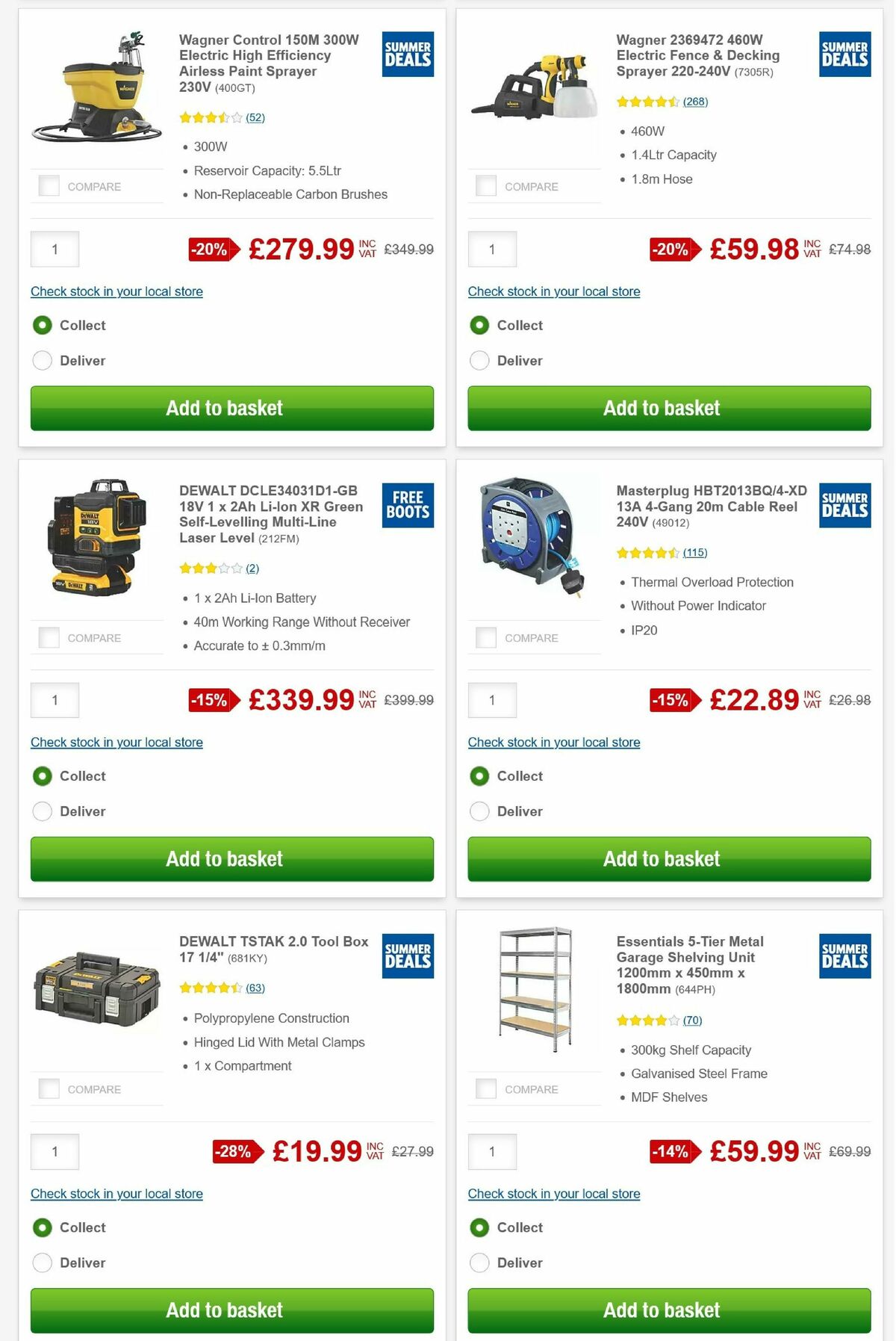 Screwfix Offers from 3 August