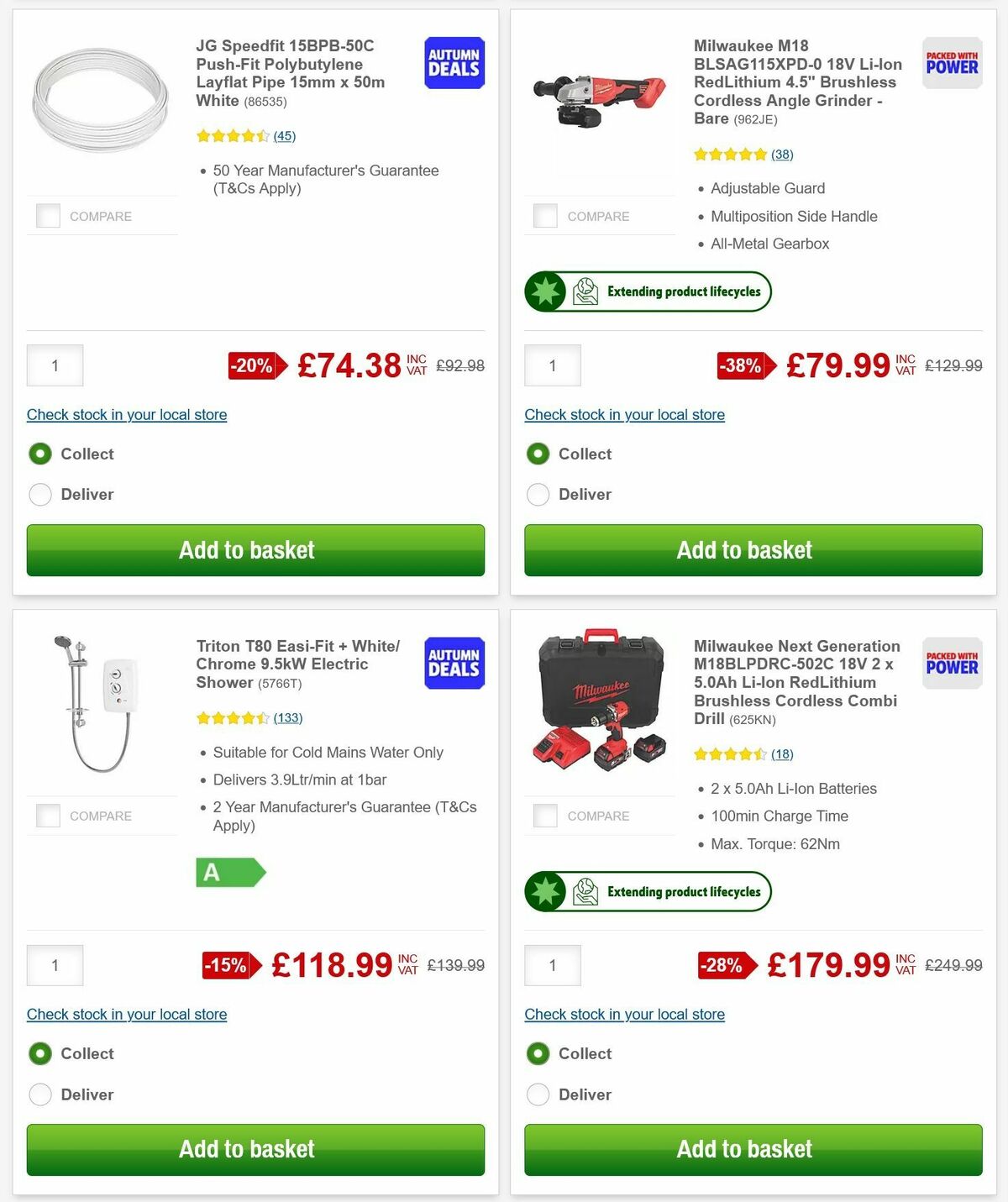 Screwfix Offers from 2 September