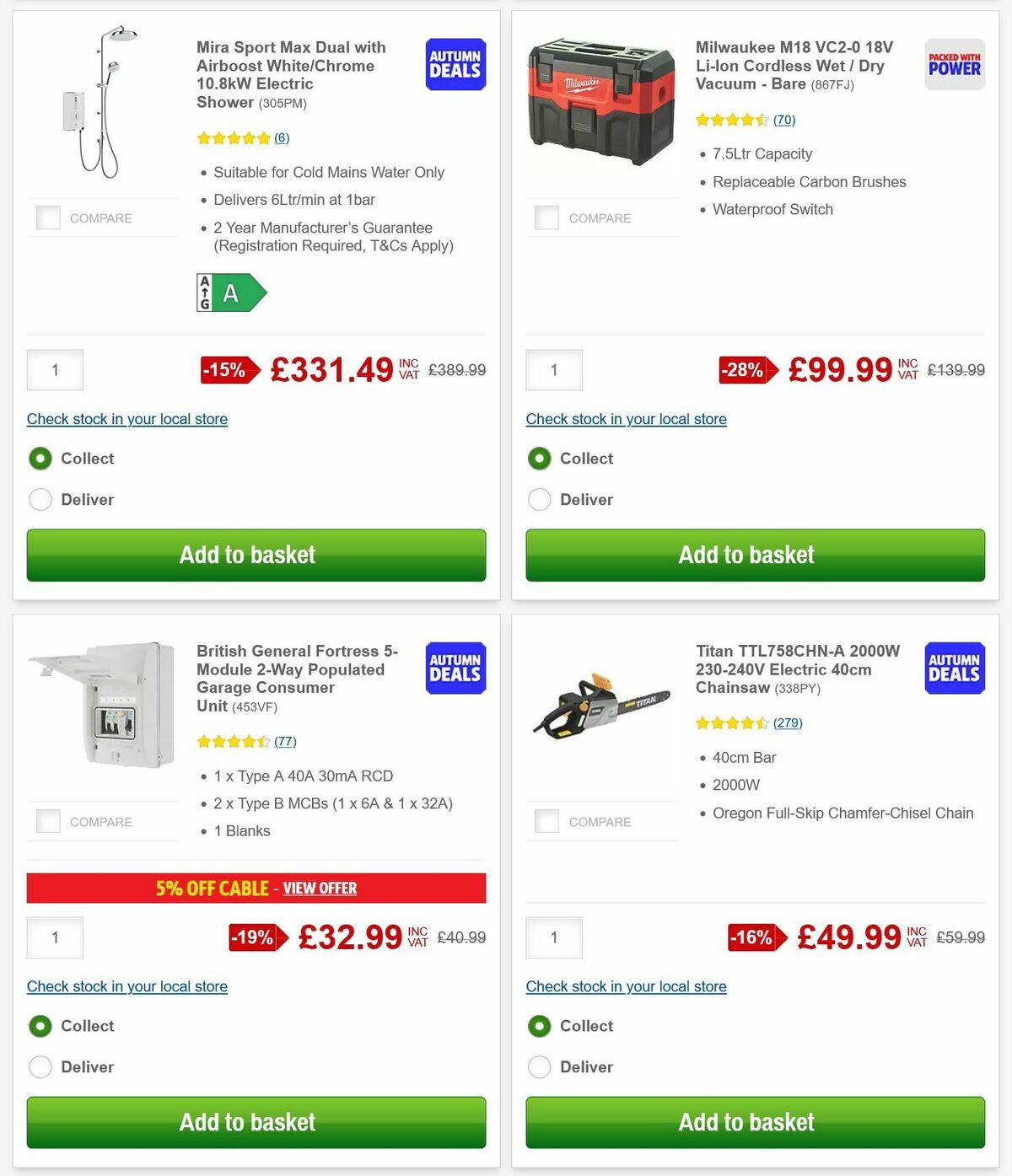 Screwfix Offers from 2 September