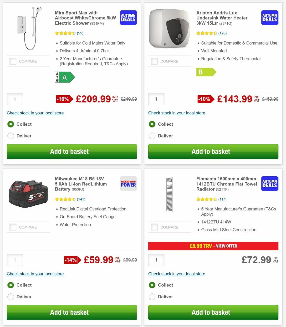 Screwfix Offers from 2 September