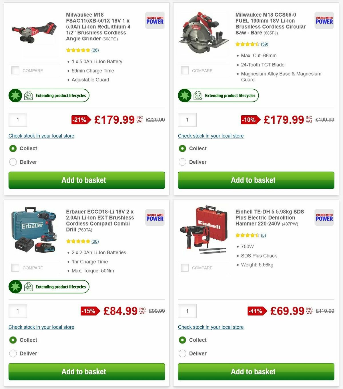 Screwfix Offers from 1 October