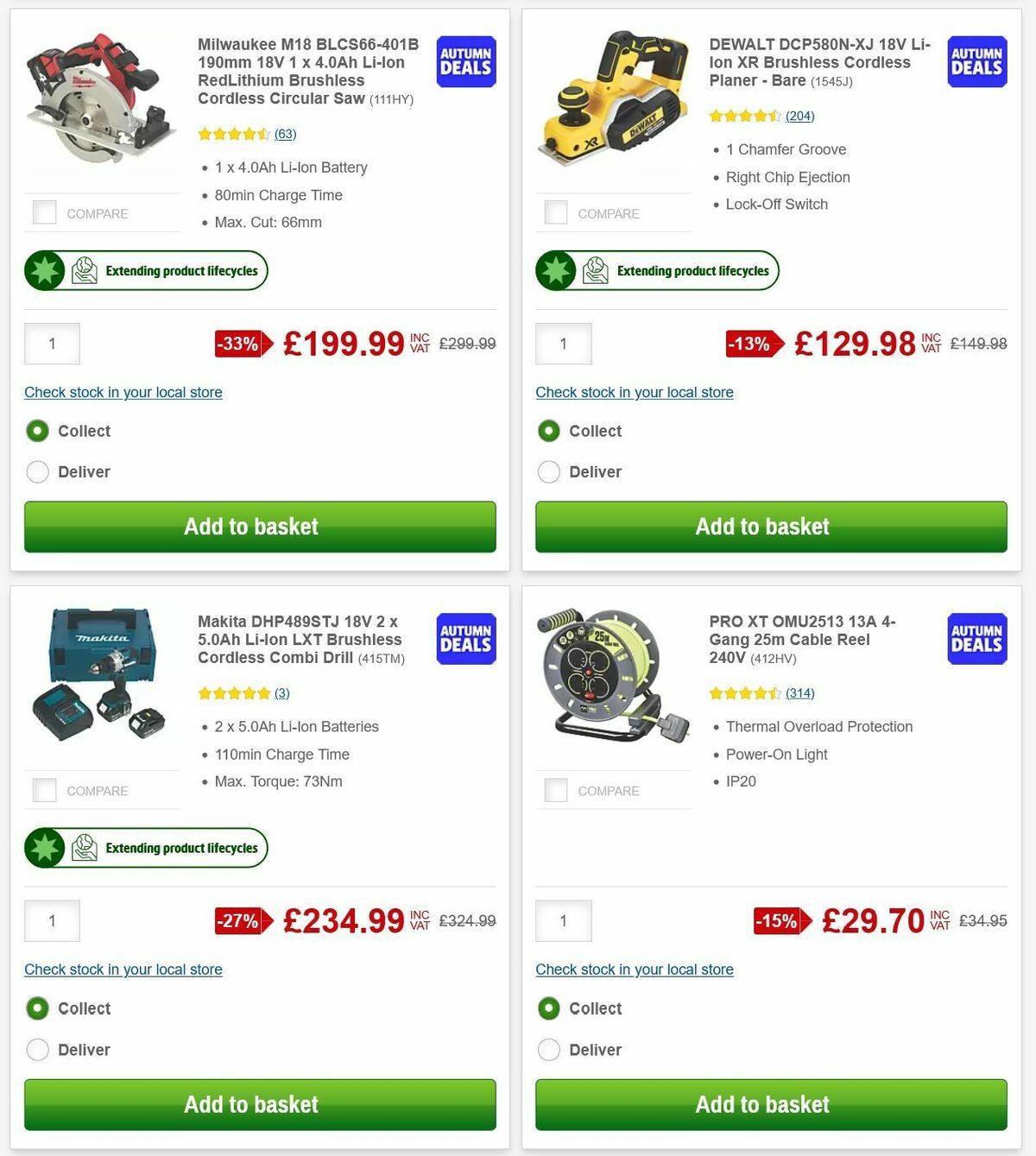 Screwfix Offers from 6 October