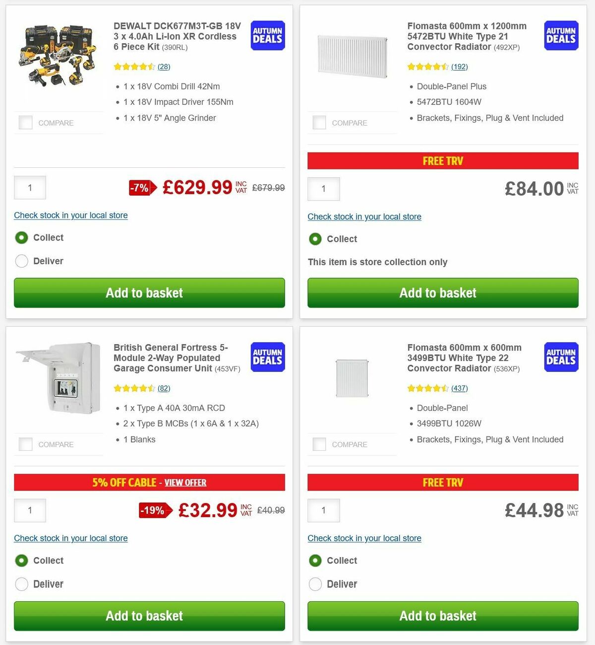 Screwfix Offers from 6 October