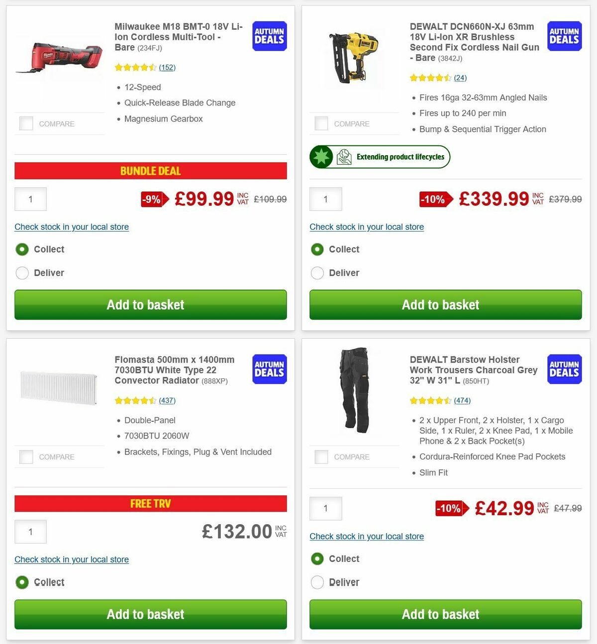 Screwfix Offers from 6 October