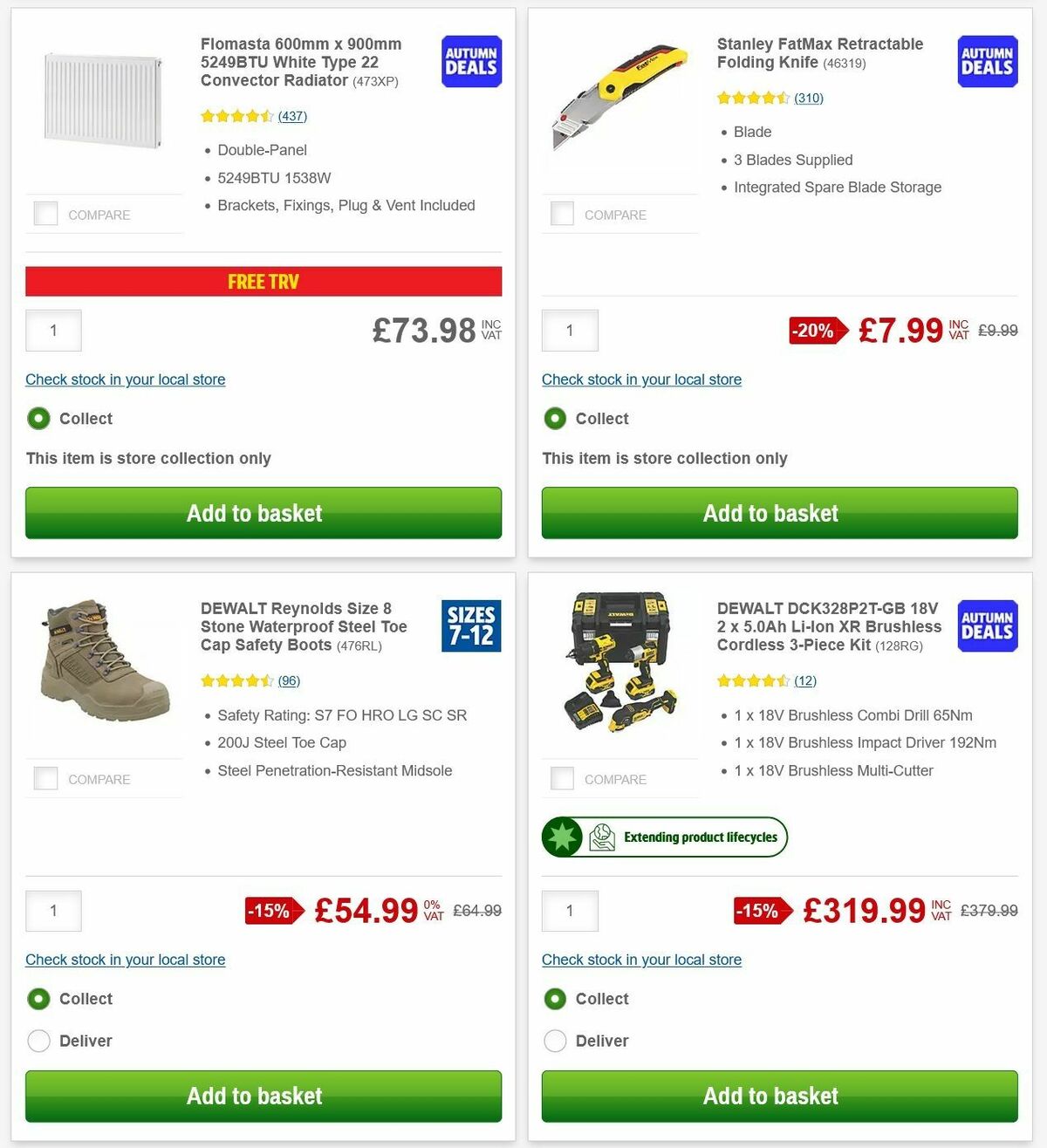 Screwfix Offers from 6 October