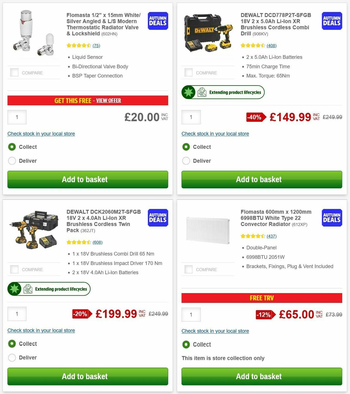 Screwfix Offers from 6 October