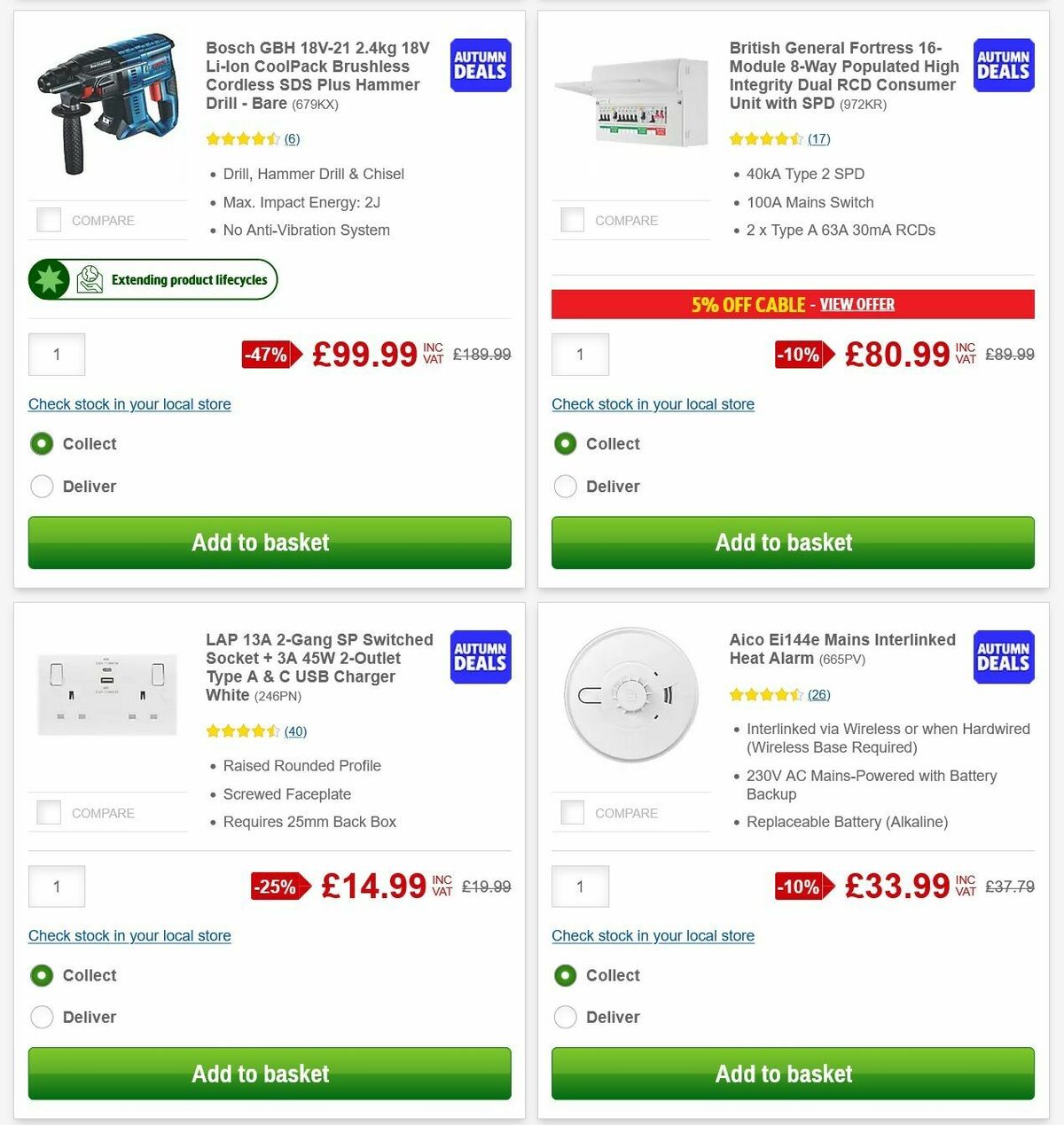 Screwfix Offers from 6 October