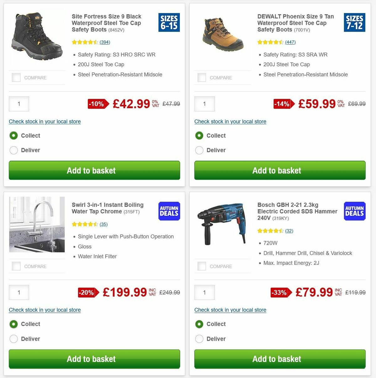 Screwfix Offers from 6 October