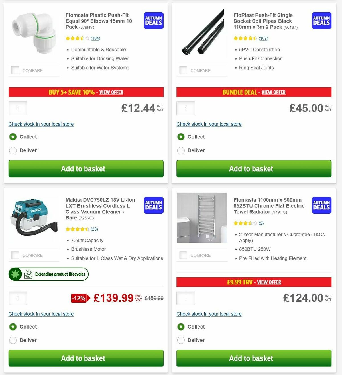 Screwfix Offers from 6 October
