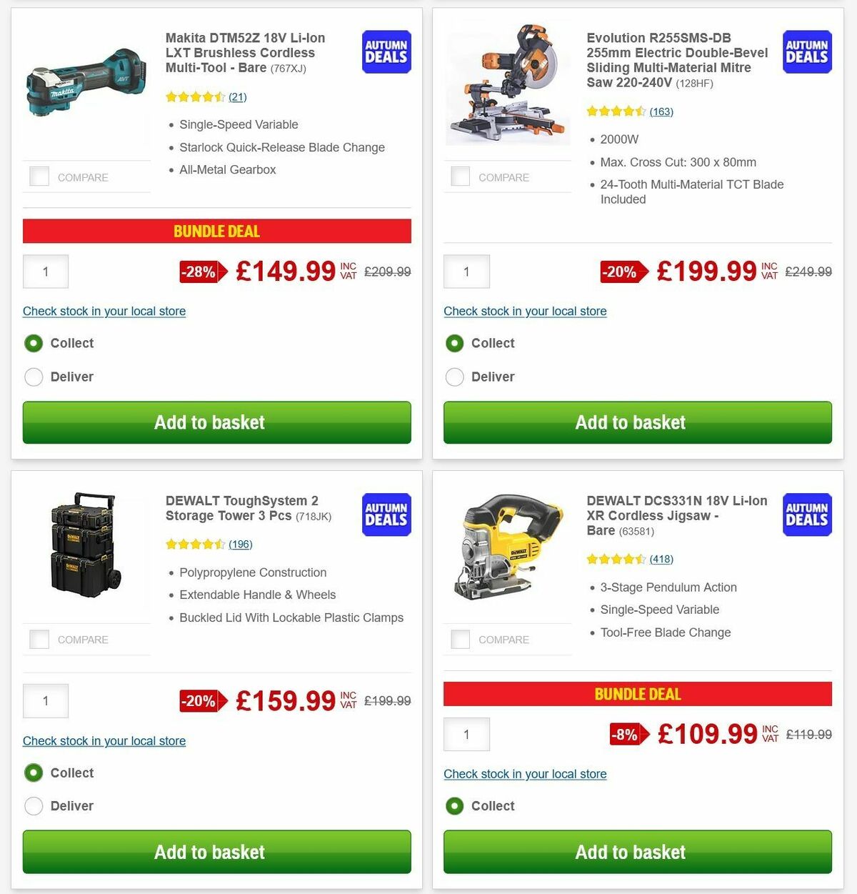 Screwfix Offers from 6 October