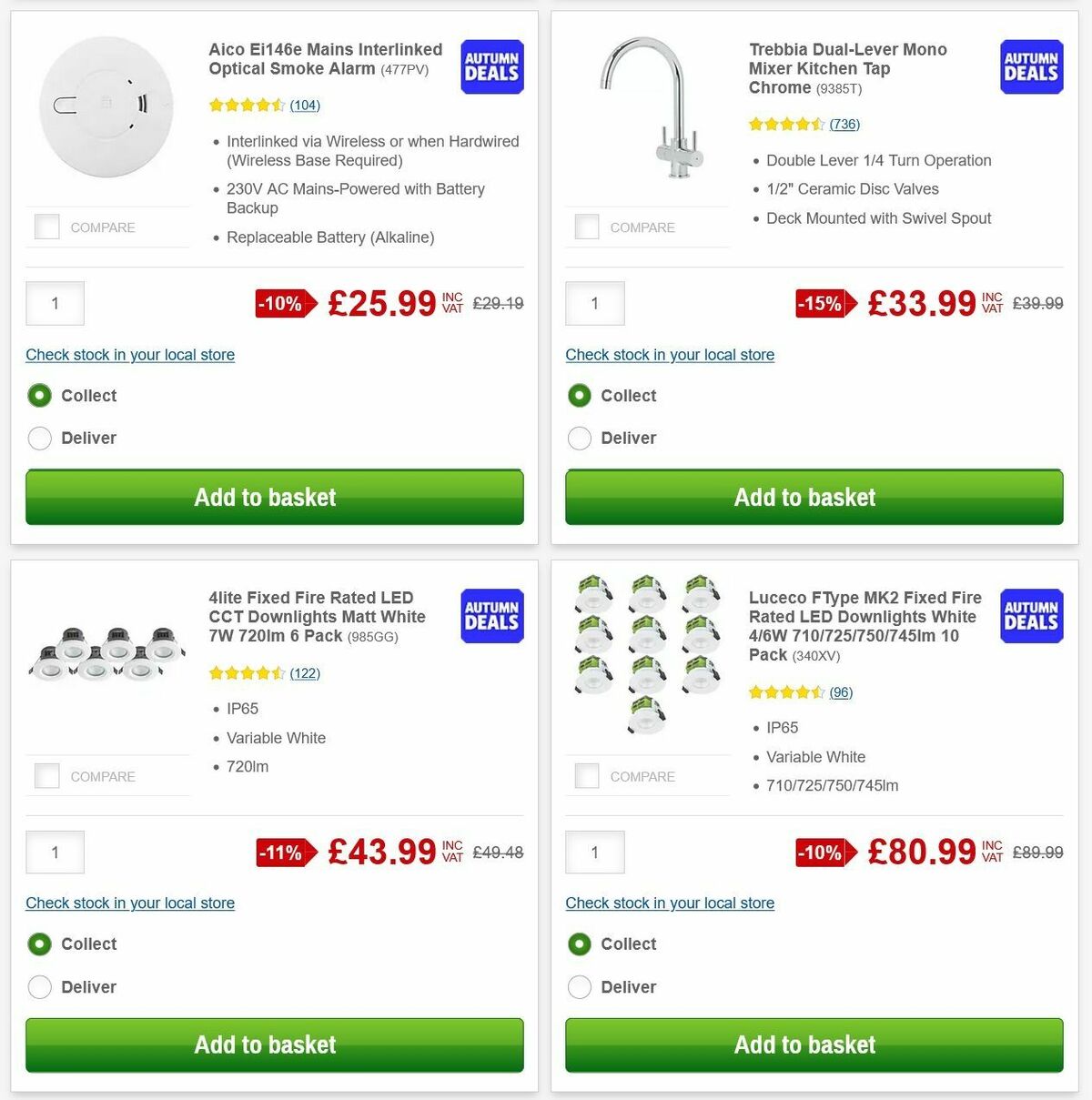 Screwfix Offers from 6 October