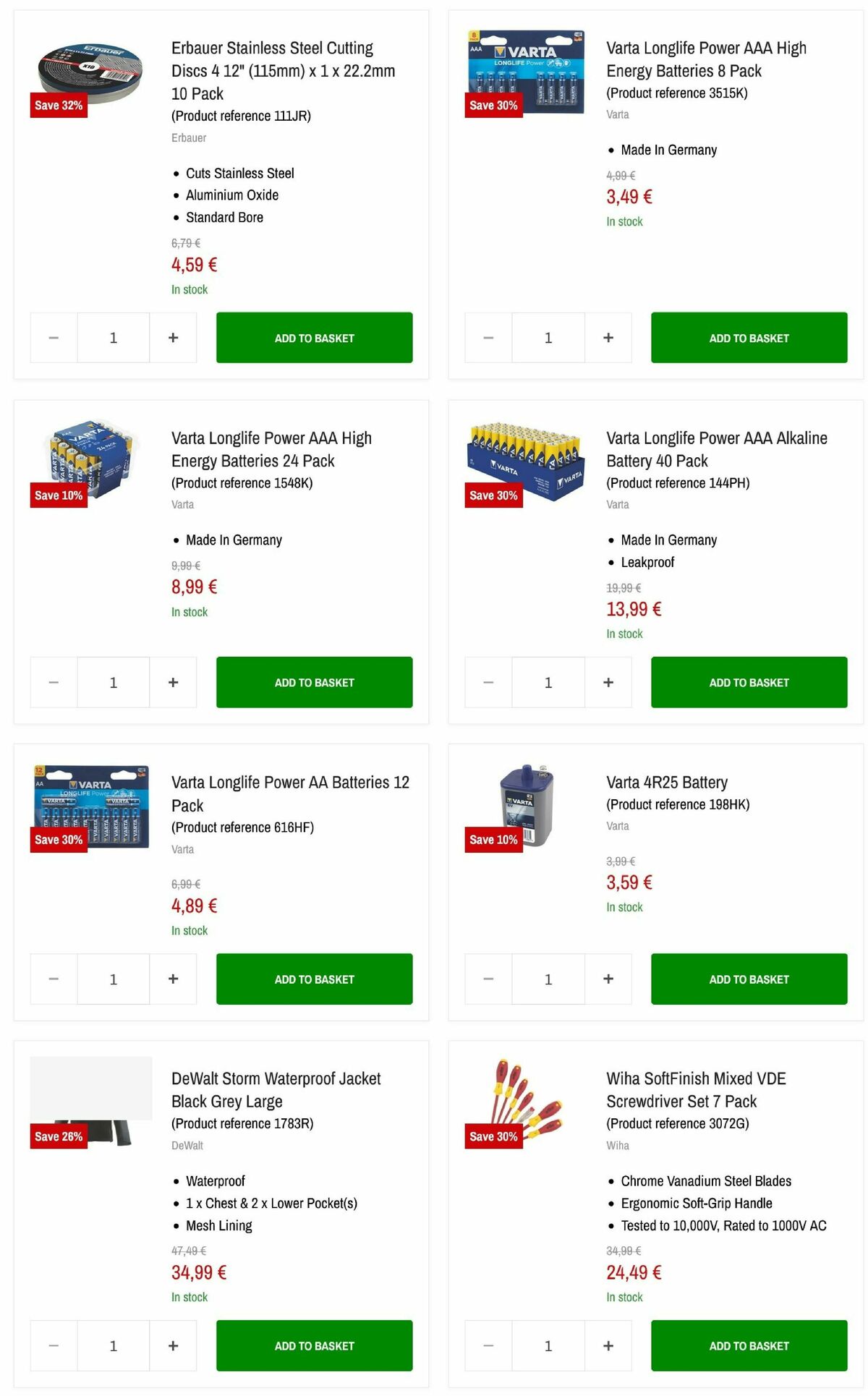 Screwfix Offers from 3 November