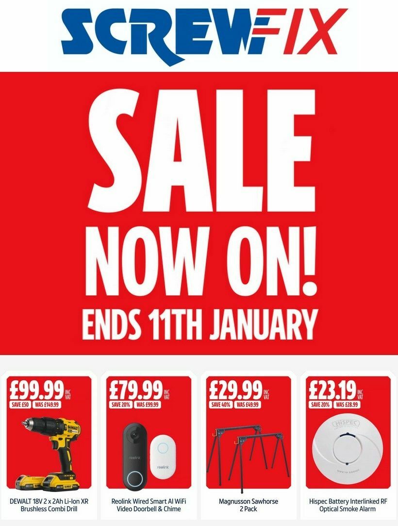 Screwfix Offers from 15 December