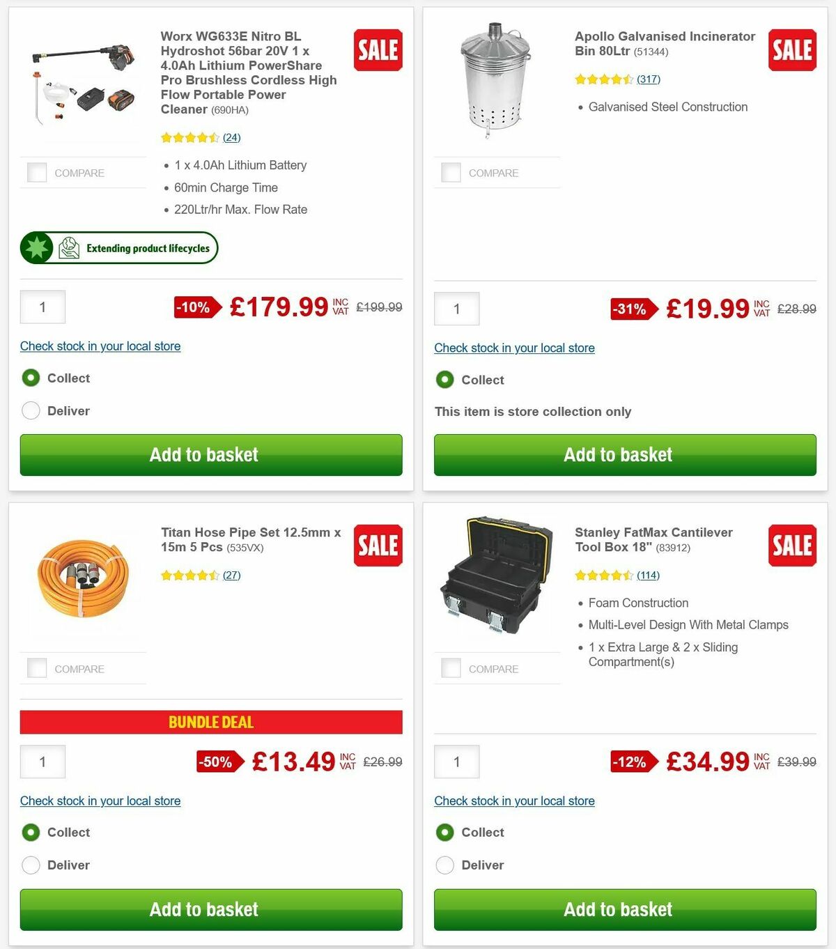 Screwfix Offers from 15 December