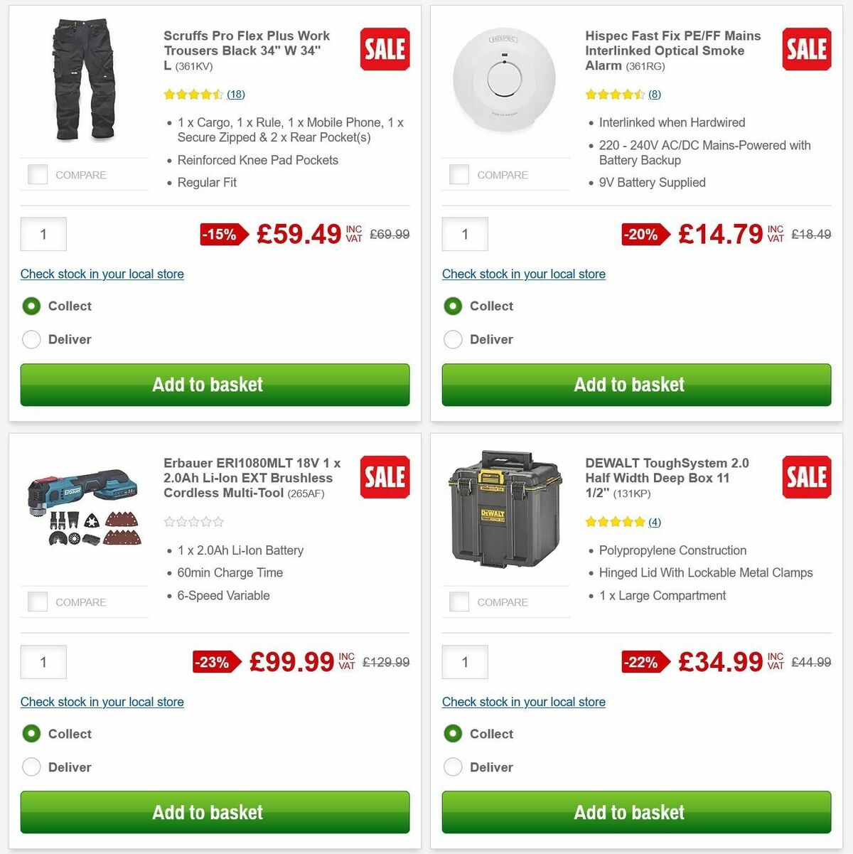 Screwfix Offers from 15 December