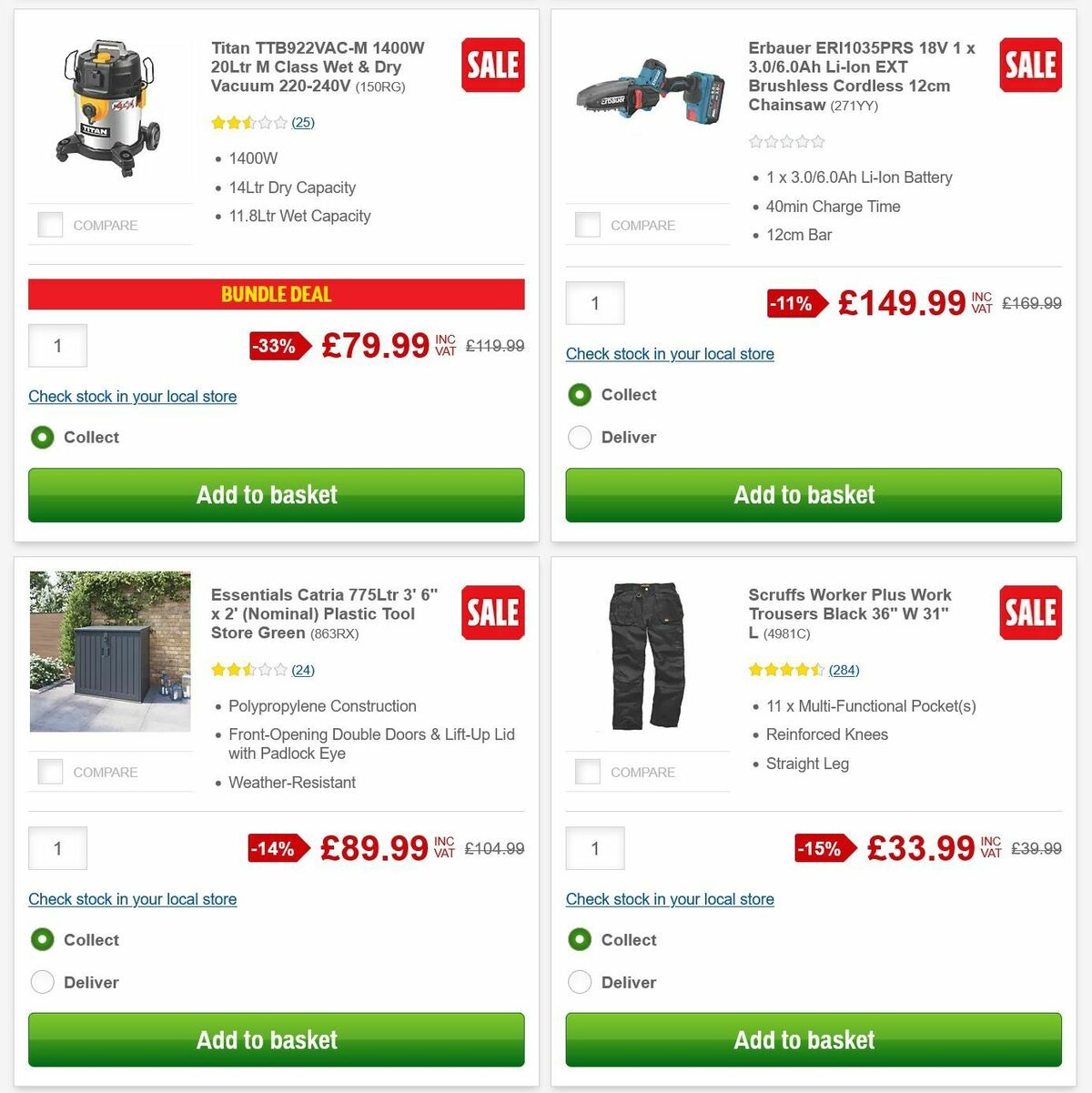 Screwfix Offers from 15 December