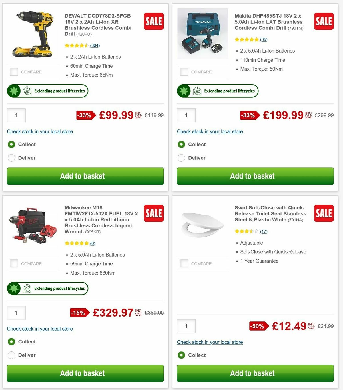 Screwfix Offers from 15 December