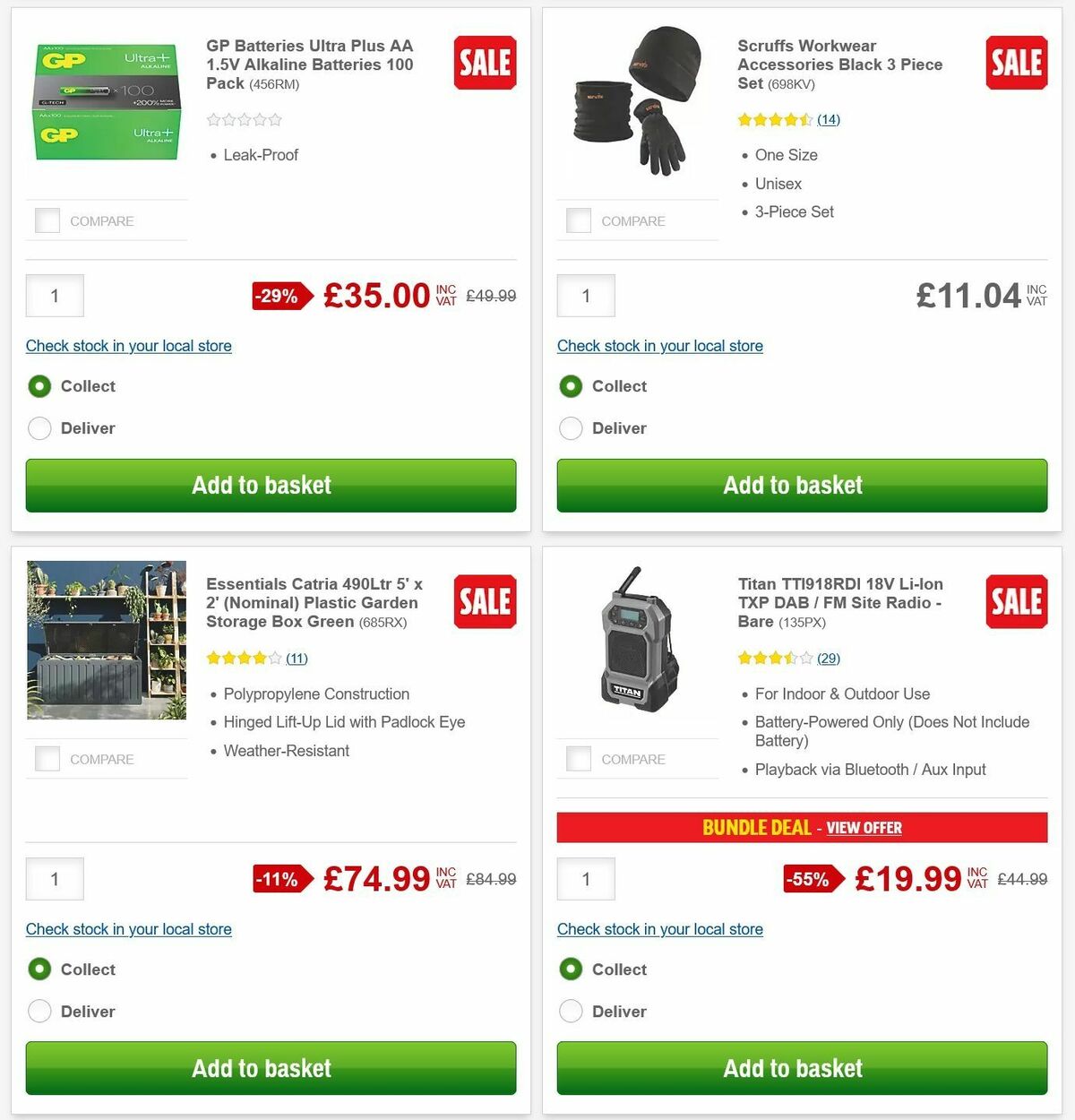 Screwfix Offers from 15 December