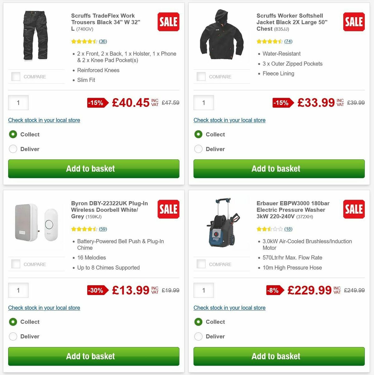 Screwfix Offers from 15 December