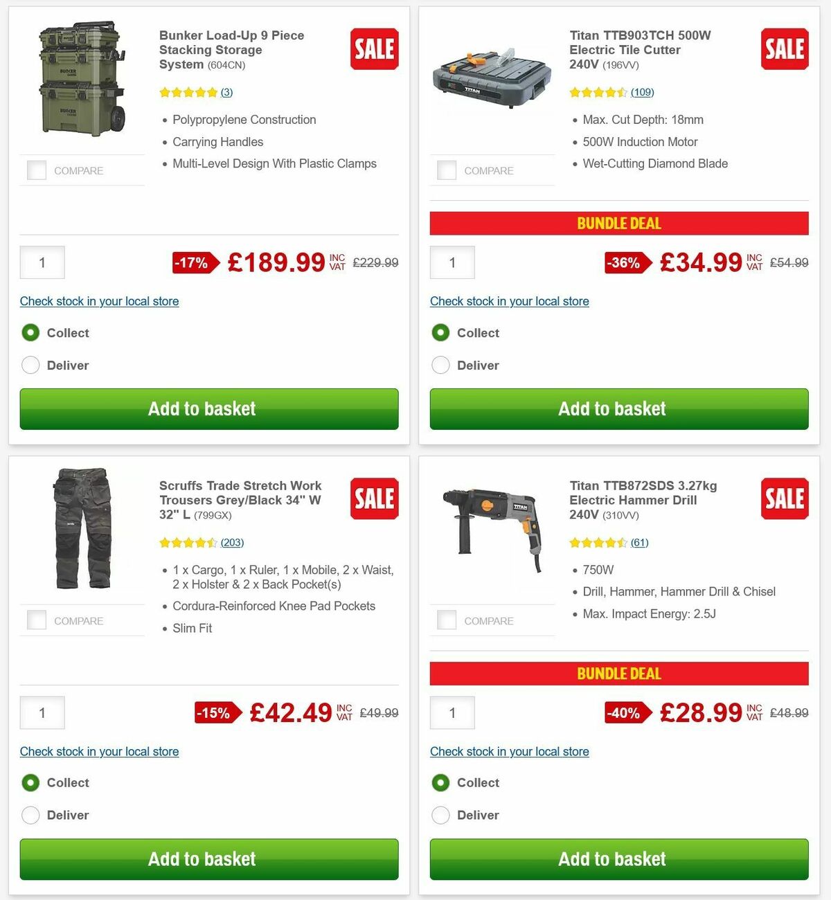 Screwfix Offers from 15 December