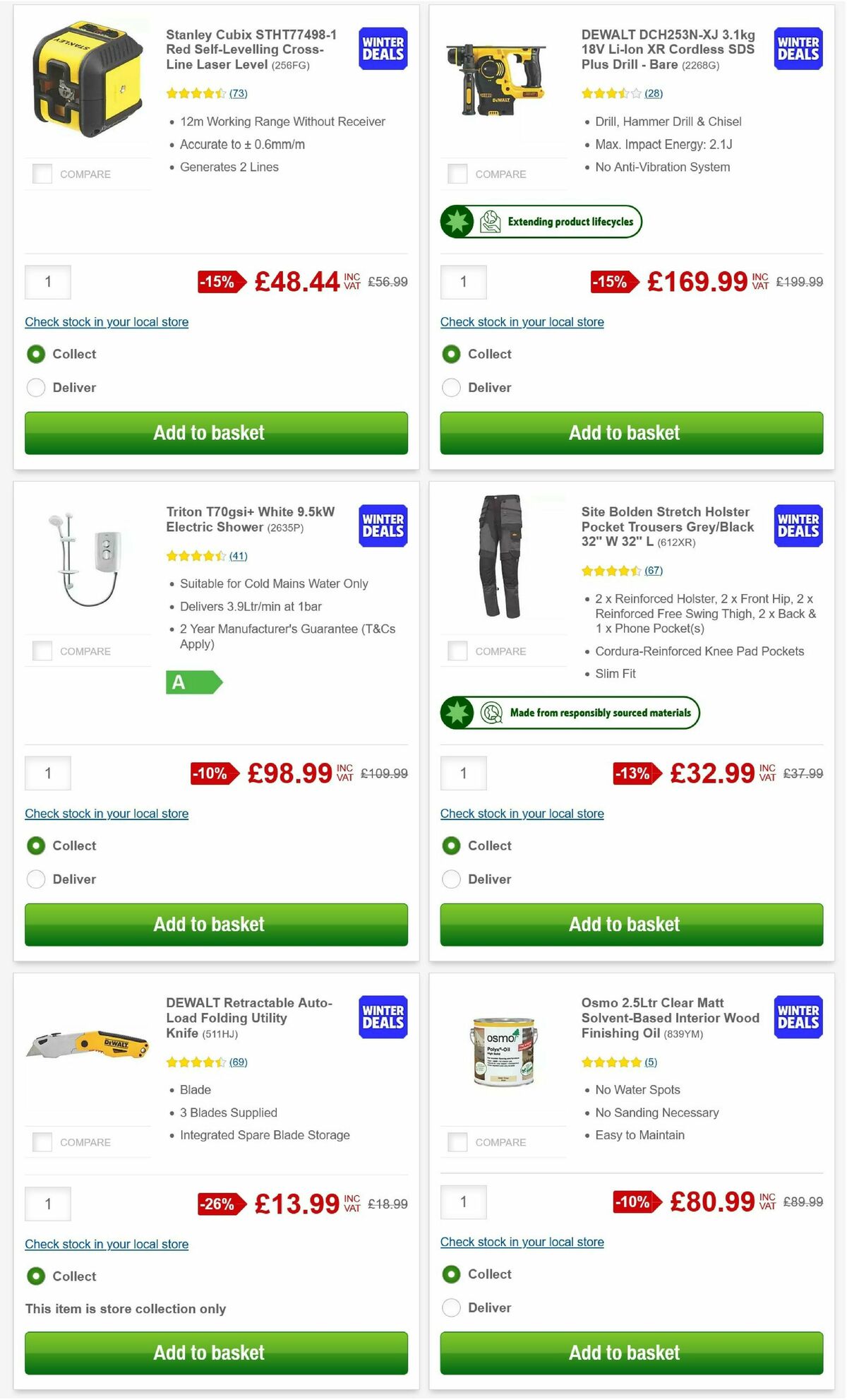 Screwfix Offers from 13 January