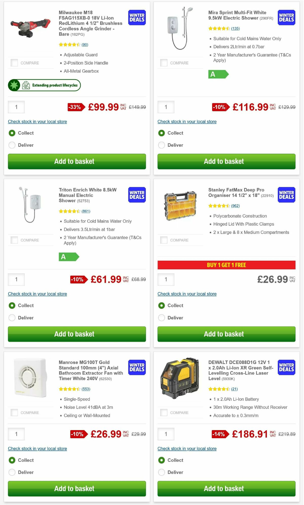 Screwfix Offers from 13 January