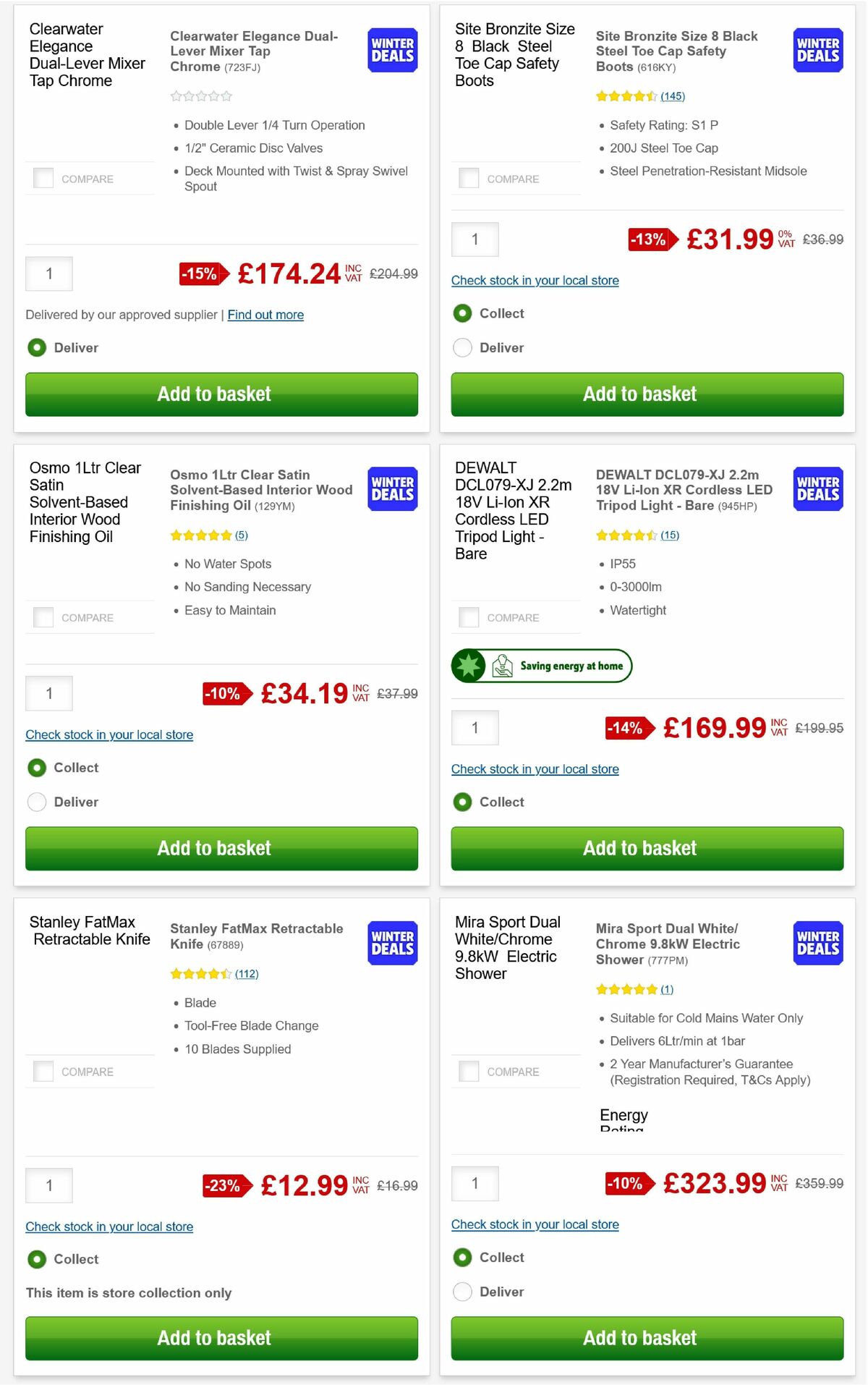 Screwfix Offers from 13 January