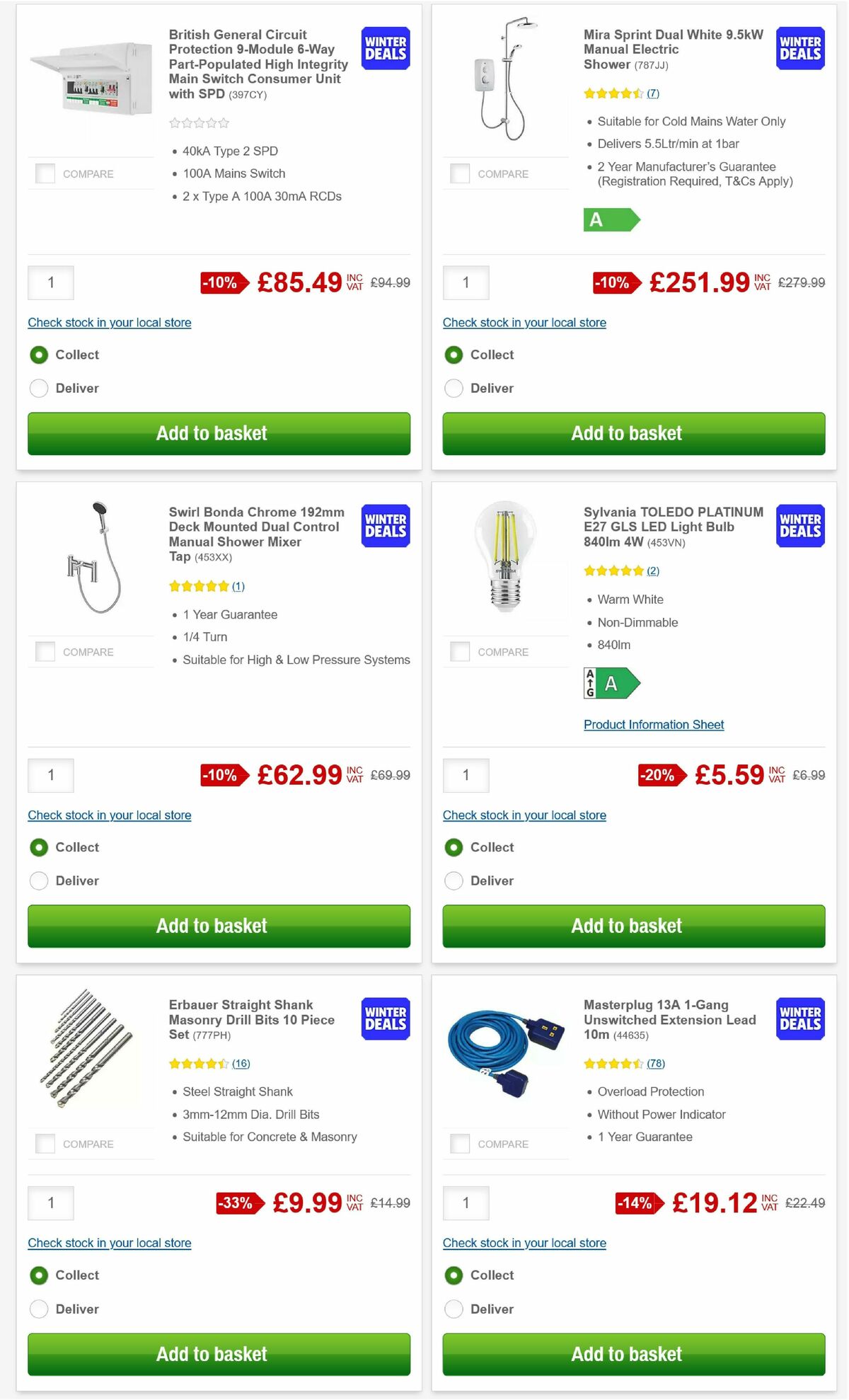 Screwfix Offers from 13 January