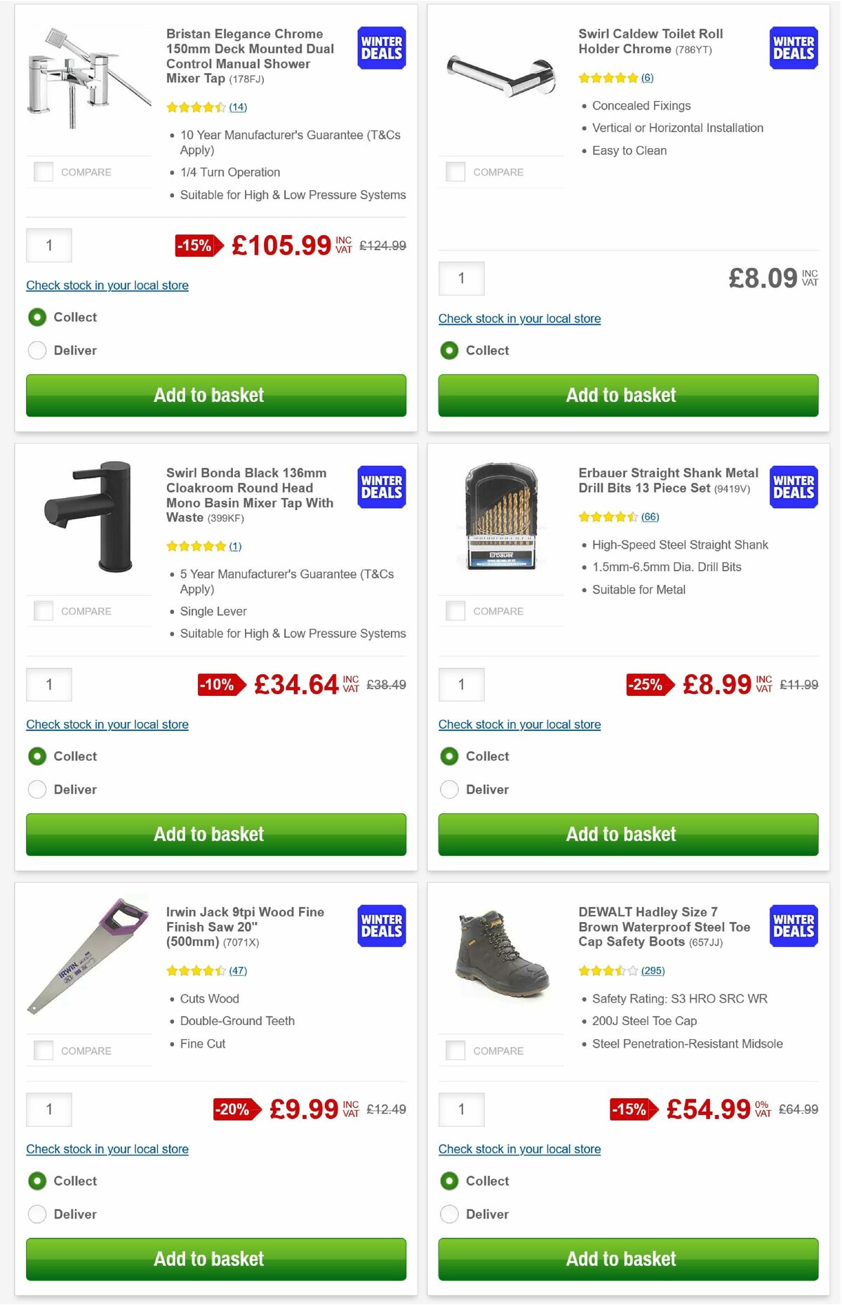 Screwfix Offers from 13 January