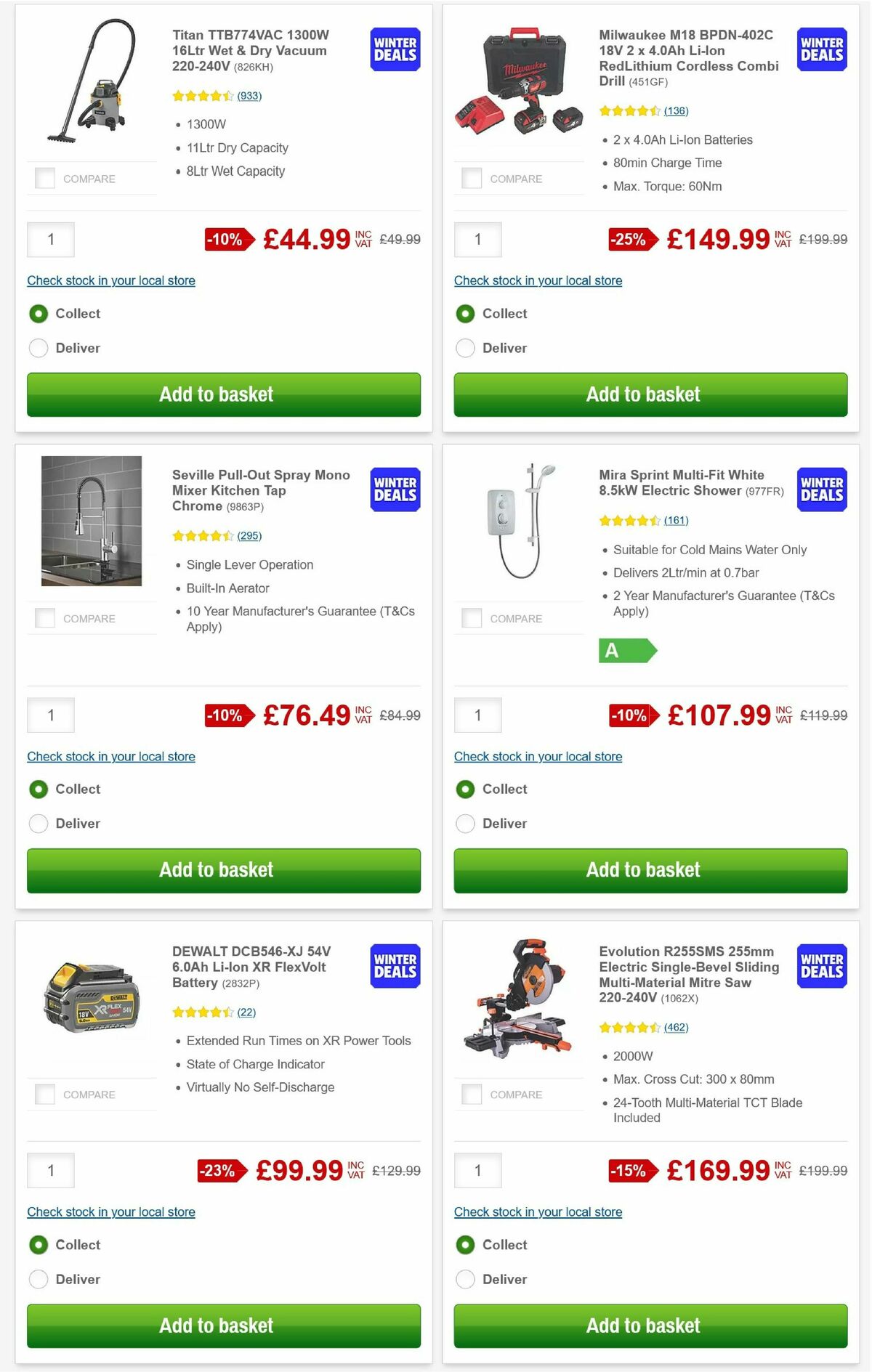Screwfix Offers from 13 January
