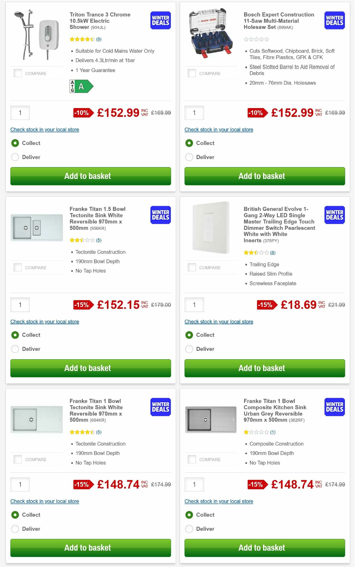 Screwfix Offers from 13 January