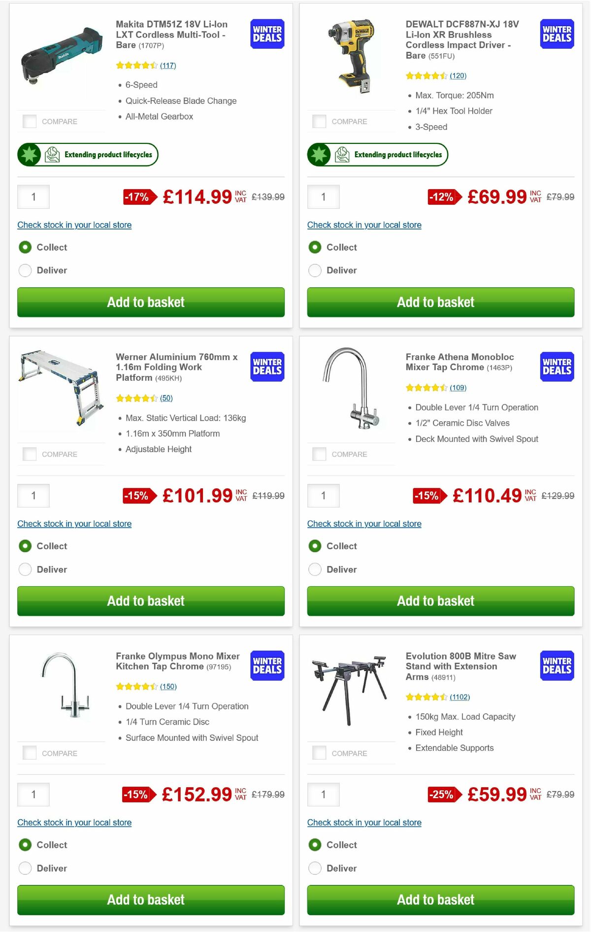 Screwfix Offers from 13 January