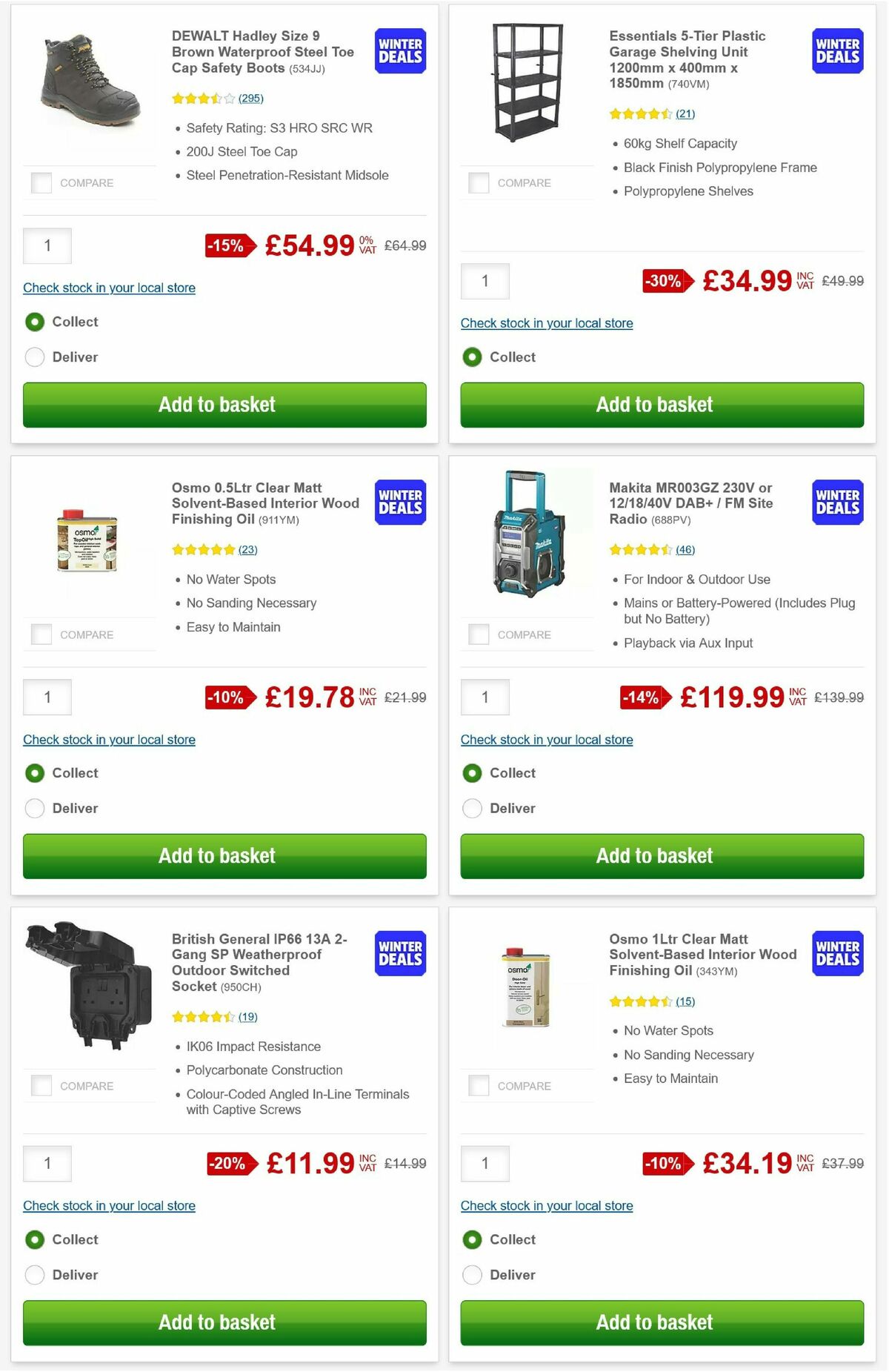 Screwfix Offers from 13 January