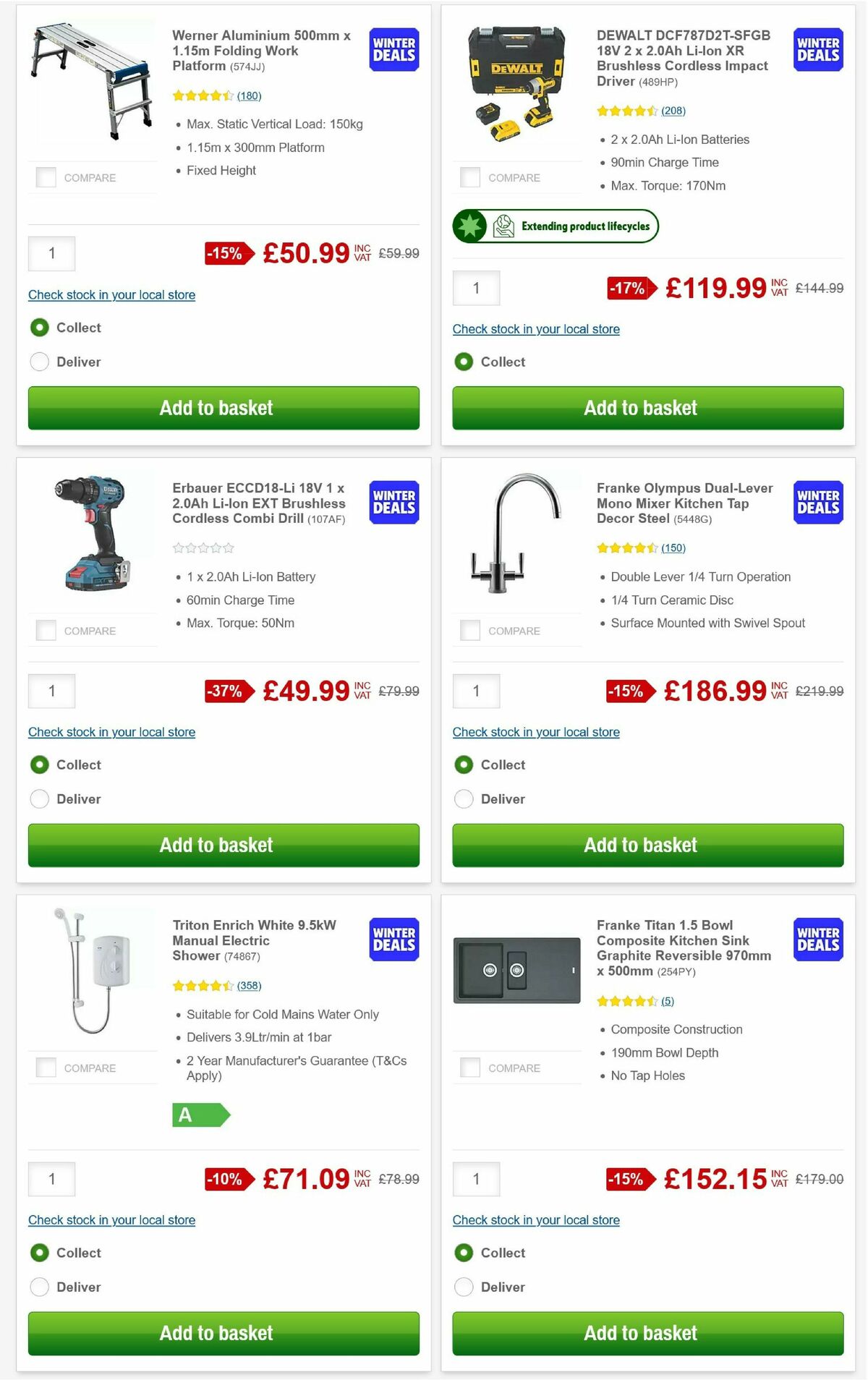 Screwfix Offers from 13 January