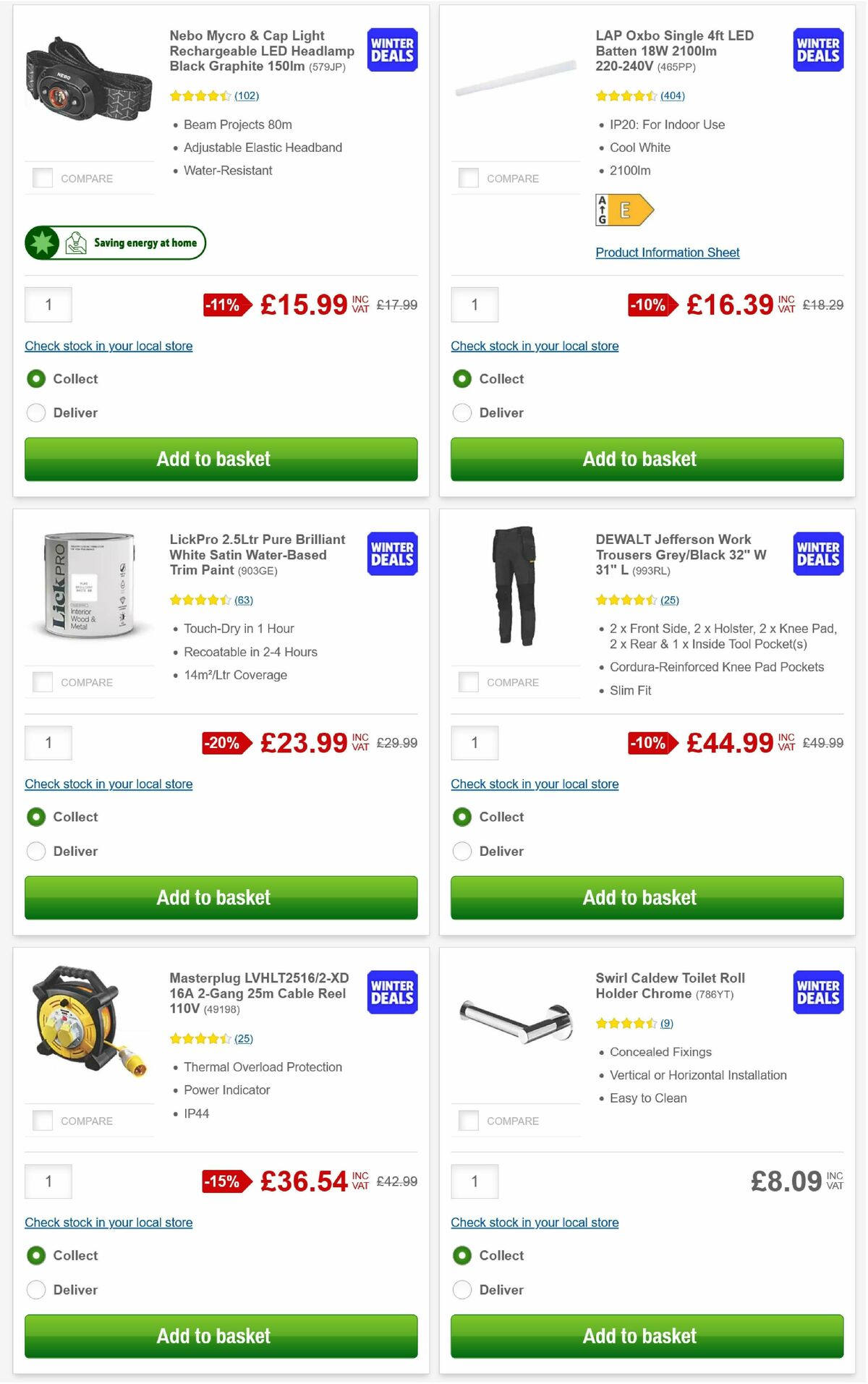 Screwfix Offers from 3 February