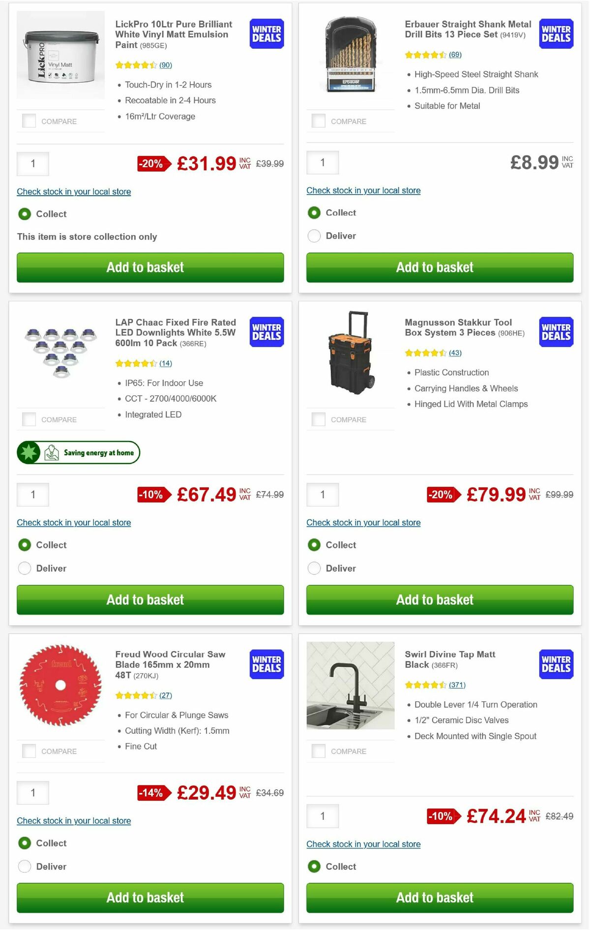 Screwfix Offers from 3 February