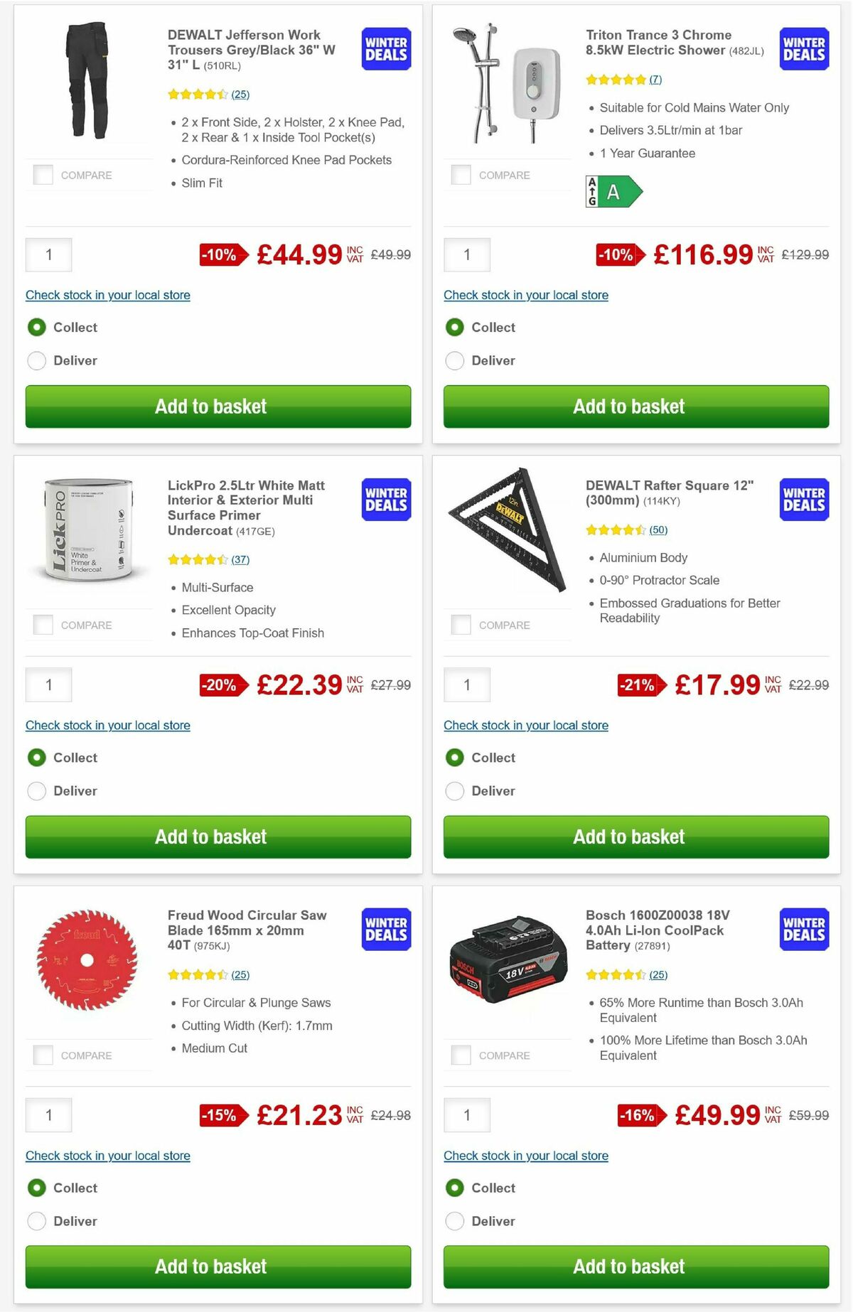 Screwfix Offers from 3 February