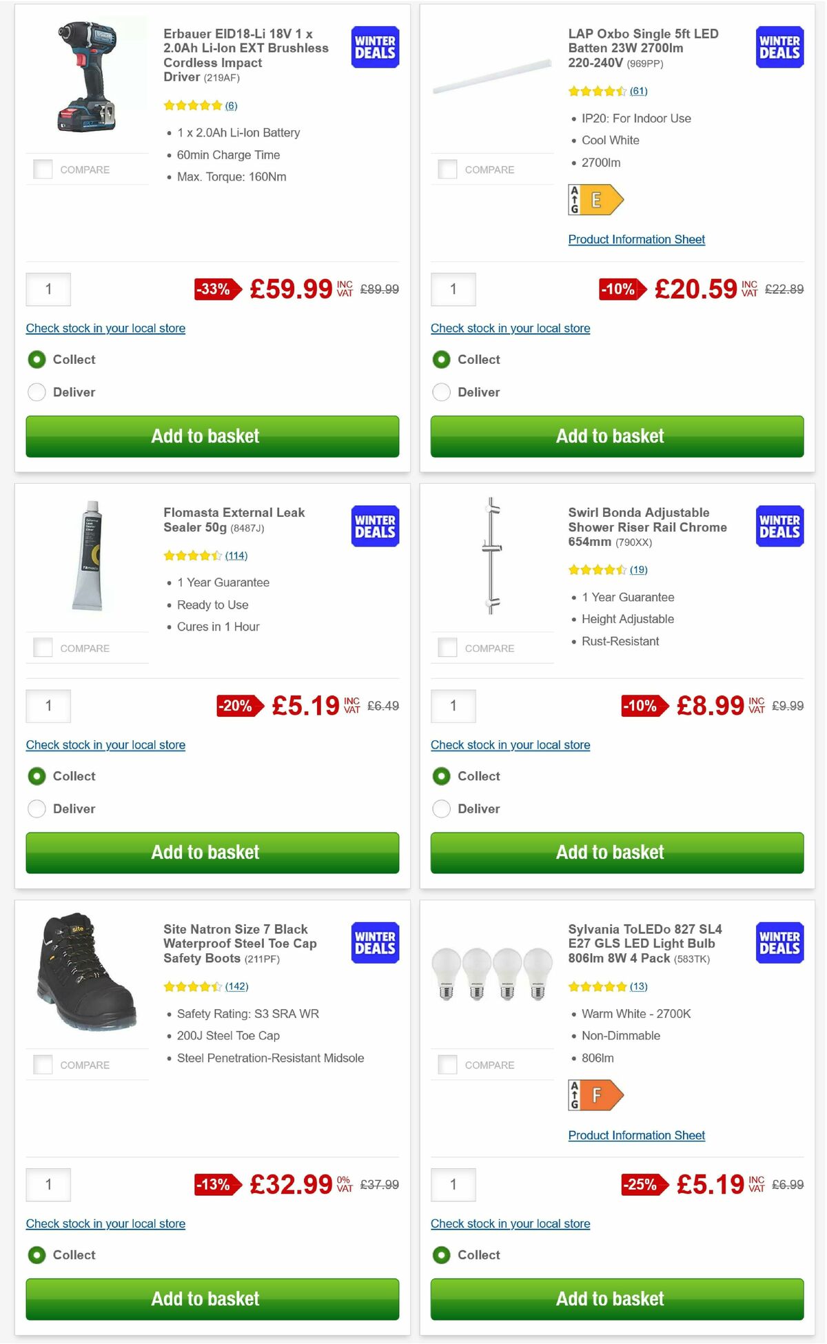 Screwfix Offers from 3 February