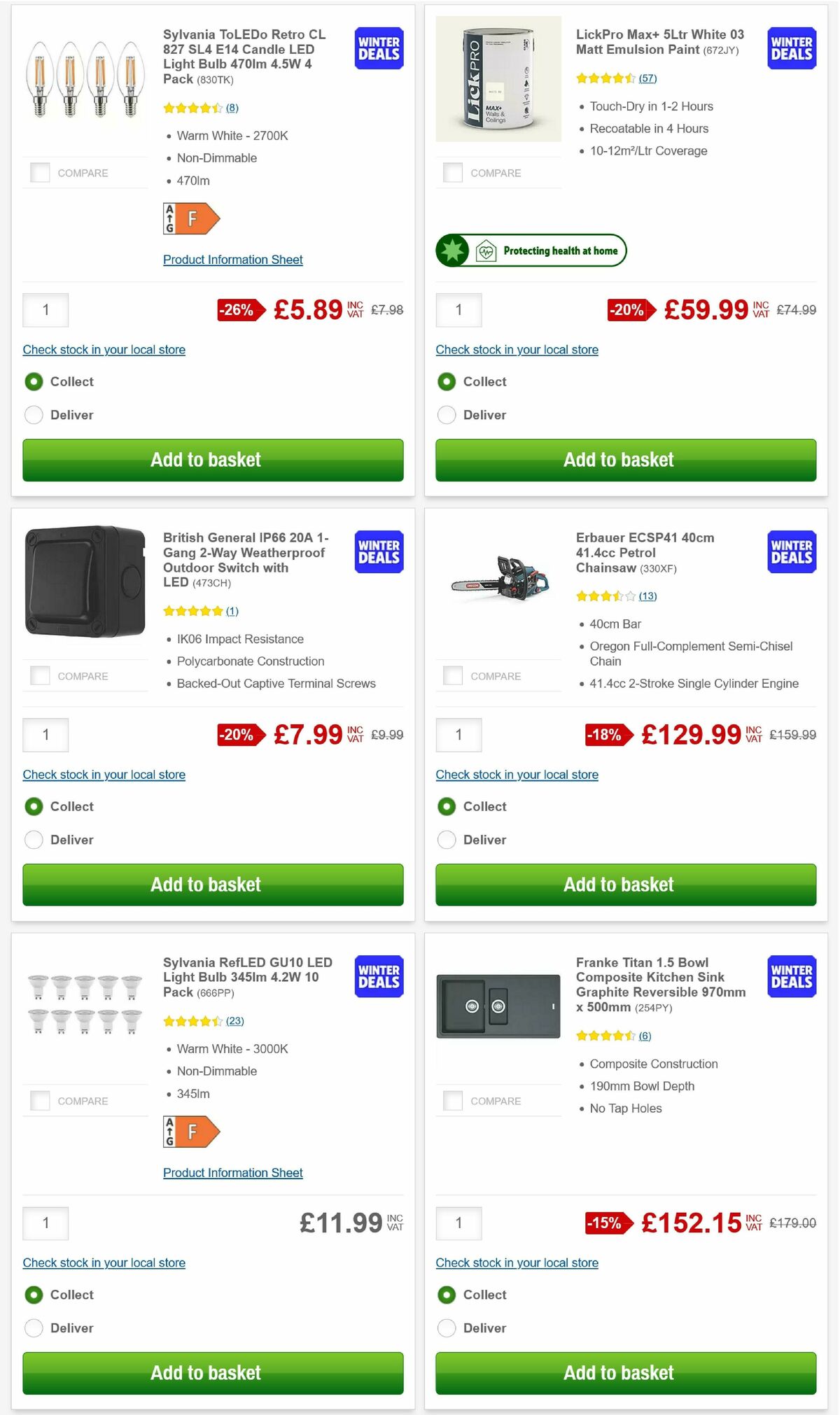 Screwfix Offers from 3 February